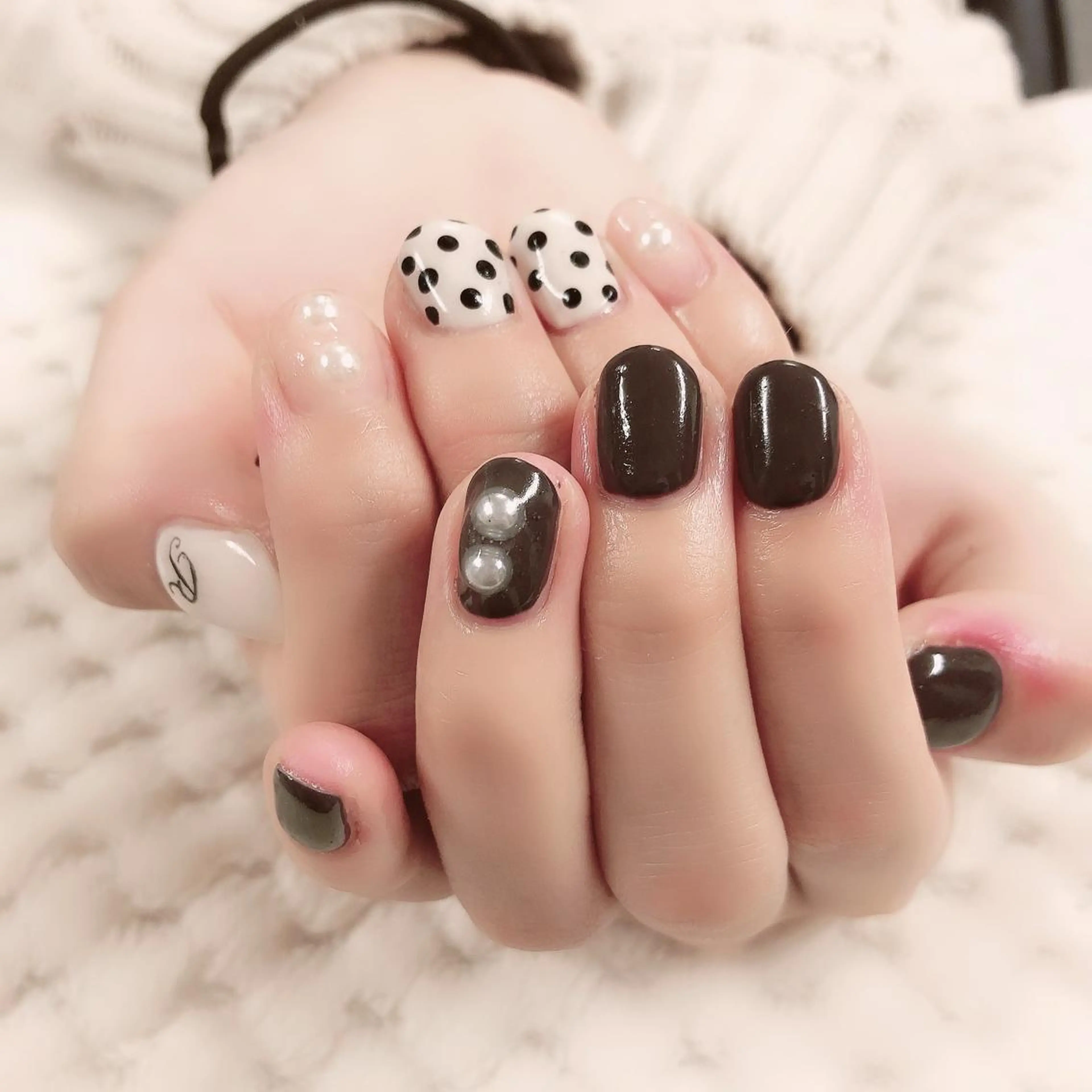 ネイル カジュアル ドット ono megumiのネイルデザイン