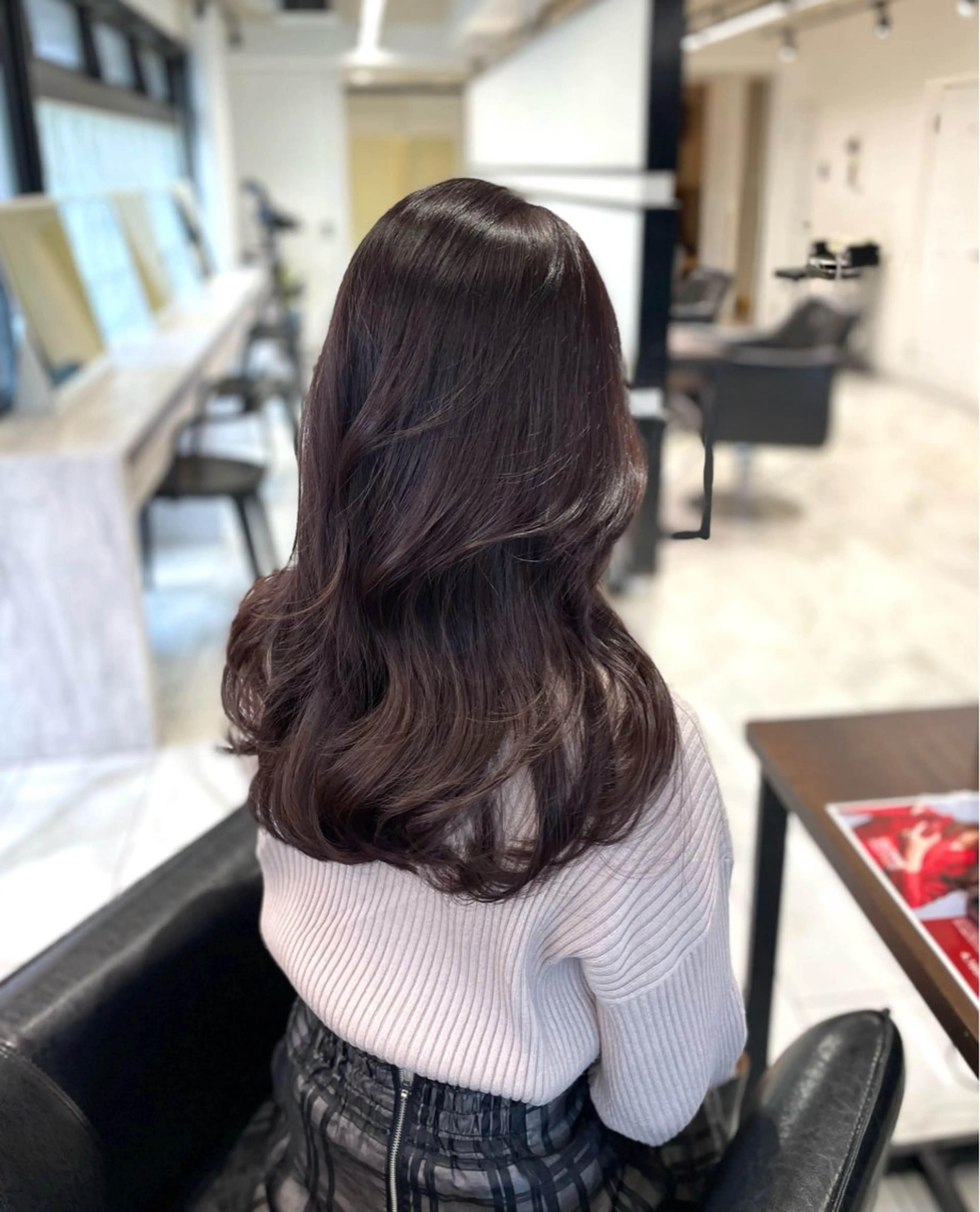 セミロング カット ヘアカラー レビジュヘア 京都/桂のヘアスタイル