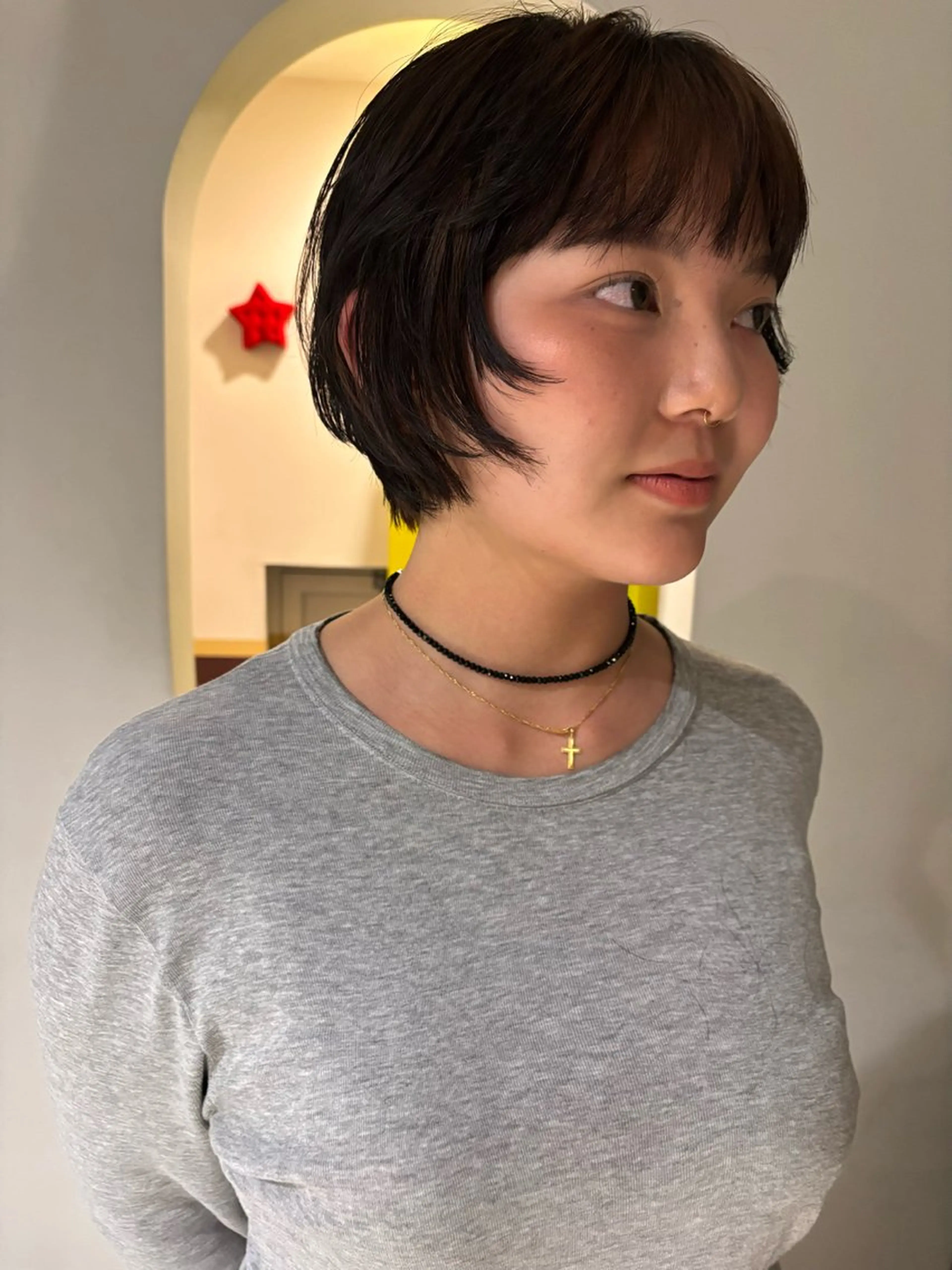 ショート ショートヘア 田中 隼斗のヘアスタイル