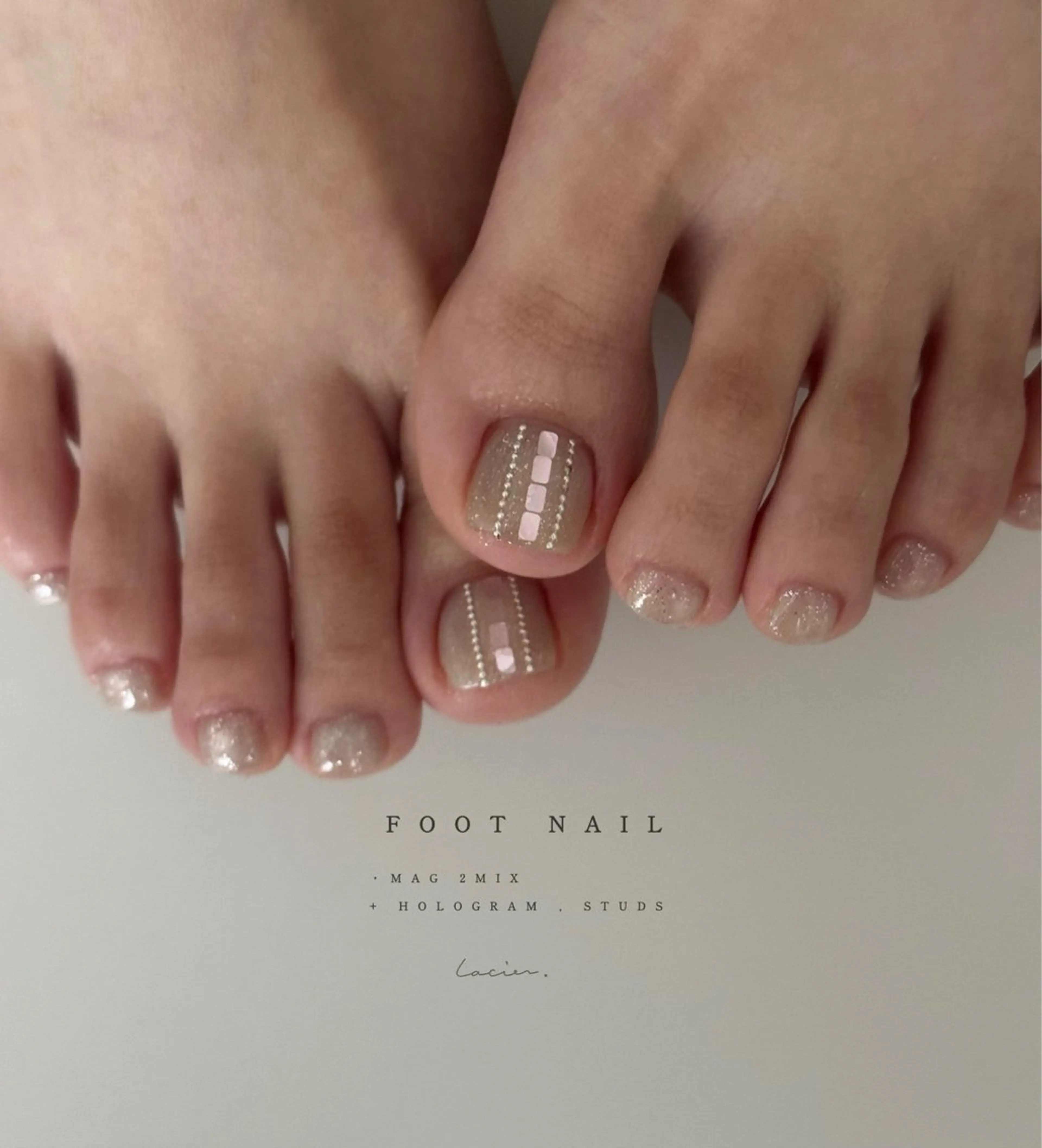 ネイル フットネイル マグネットネイル フットネイル lacier nailのネイルデザイン