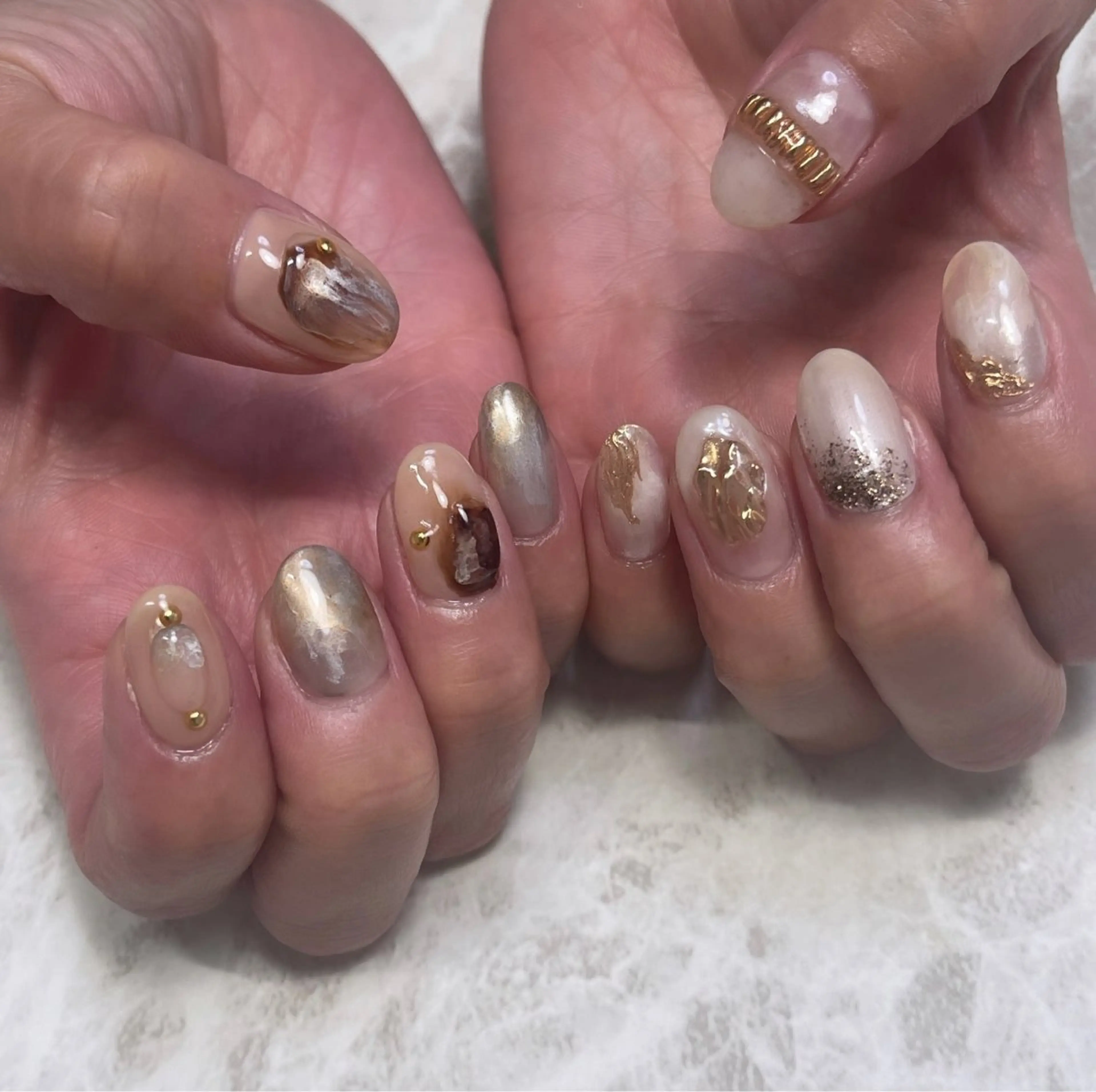 ネイル ハンドネイル Nailsalon Lebelのネイルデザイン