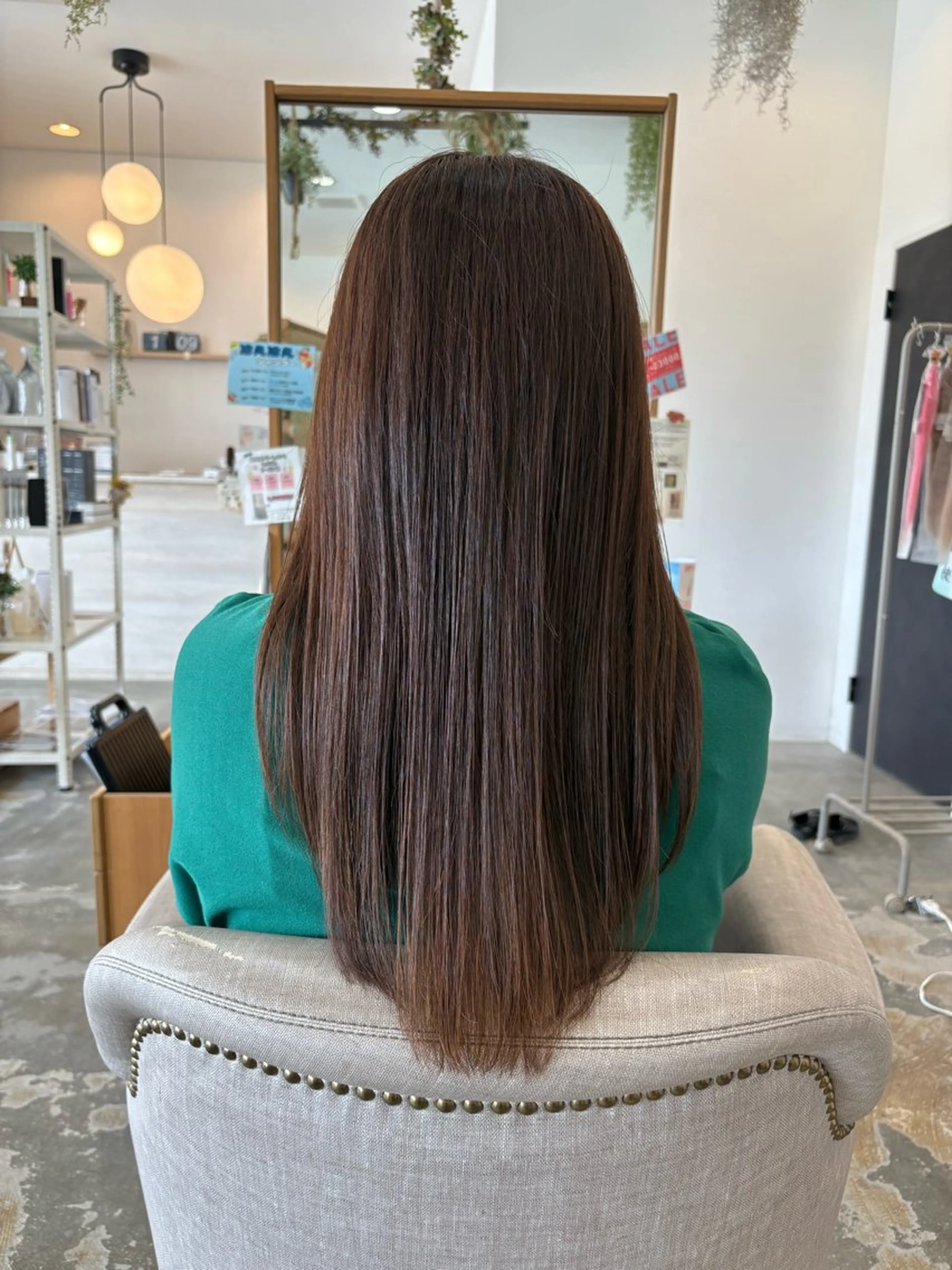 ロング レイヤーカット 新畑 京子のヘアスタイル