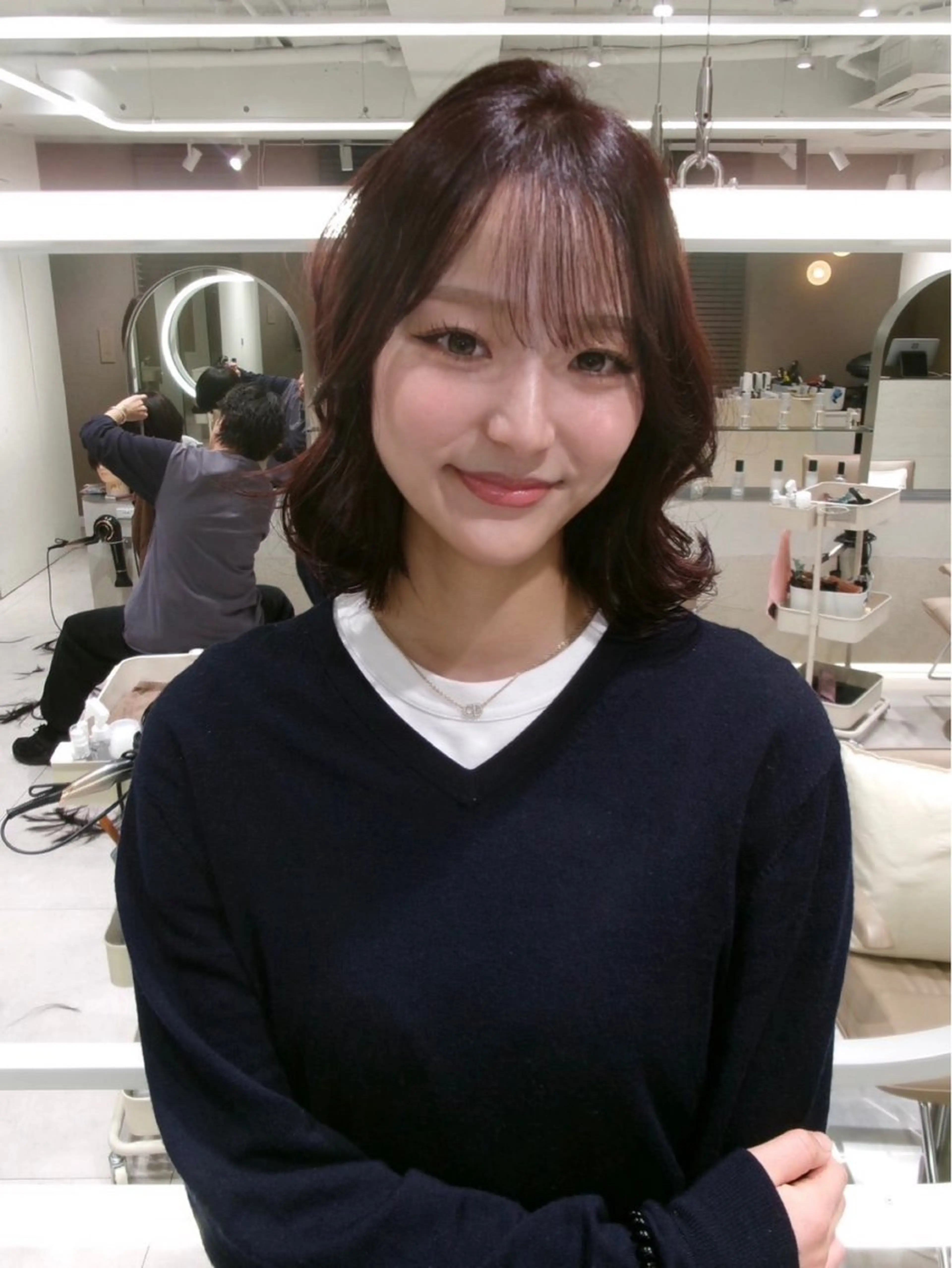 ミディアム カラー 乃天 ﾉｱのヘアスタイル