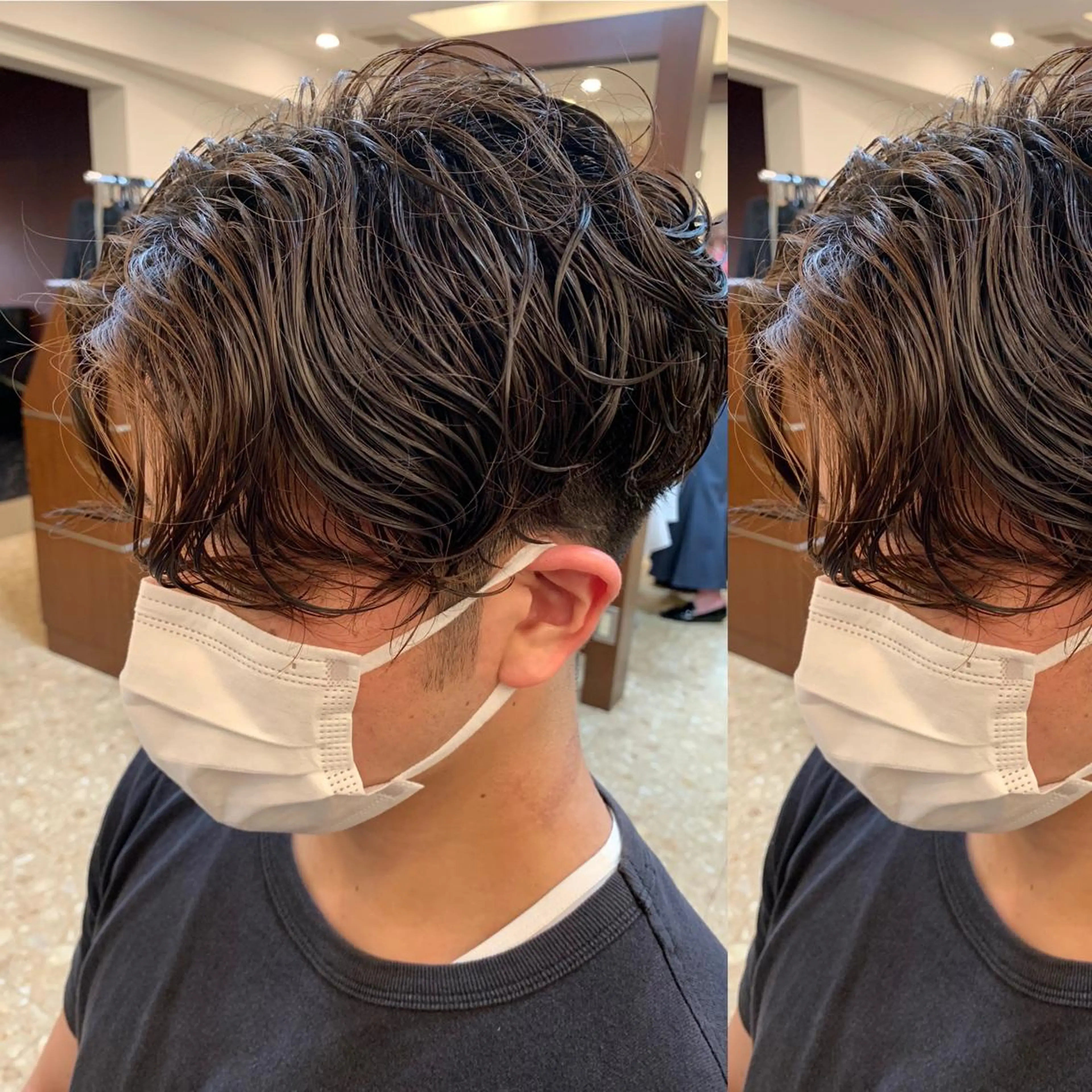 ショート パーマ メンズ 三ツ井凌 【ヘアケアサロン】のヘアスタイル