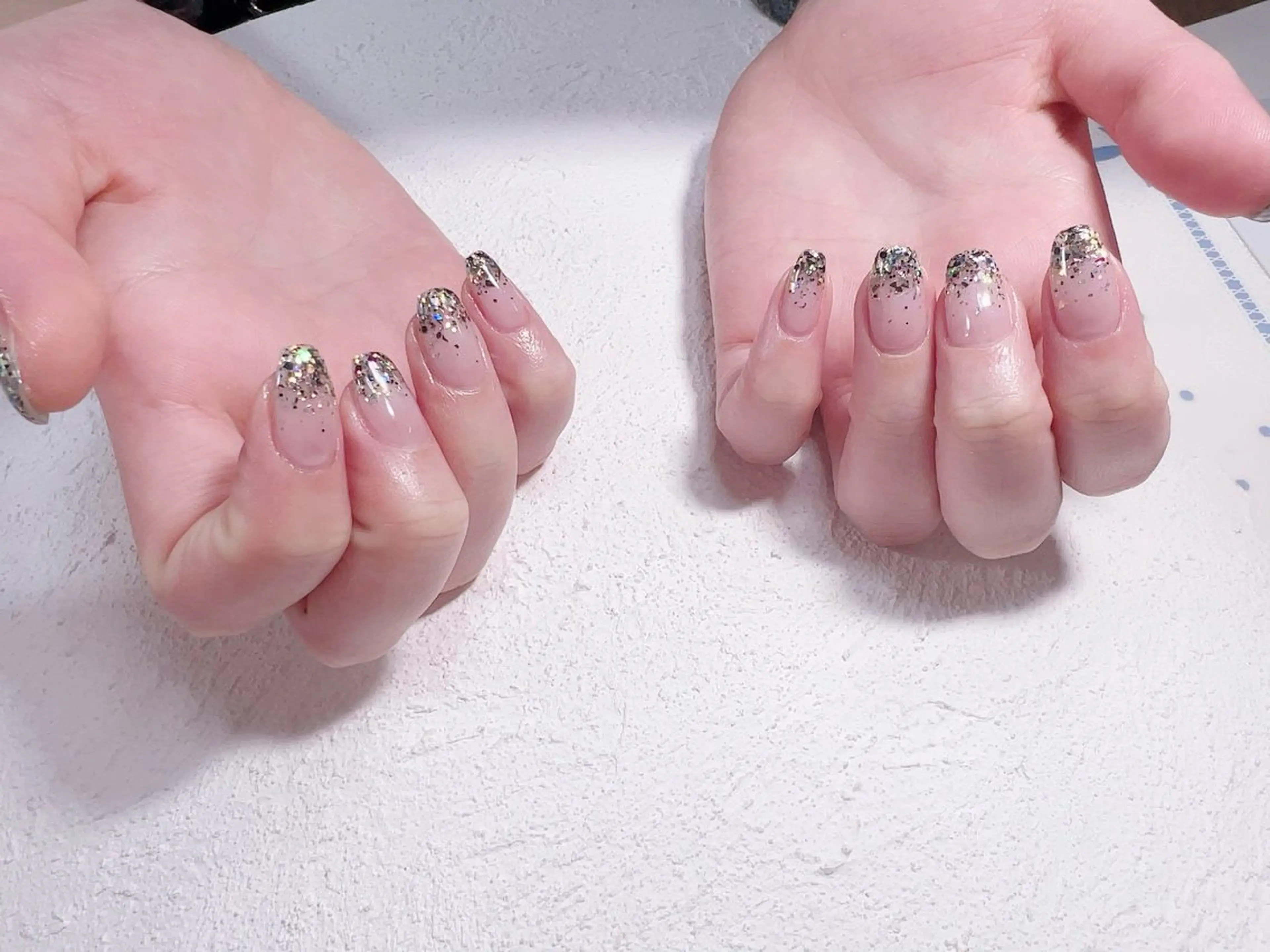 ネイル ラメ(グリッター) ラメグラデーション Regaro i.sのネイルデザイン