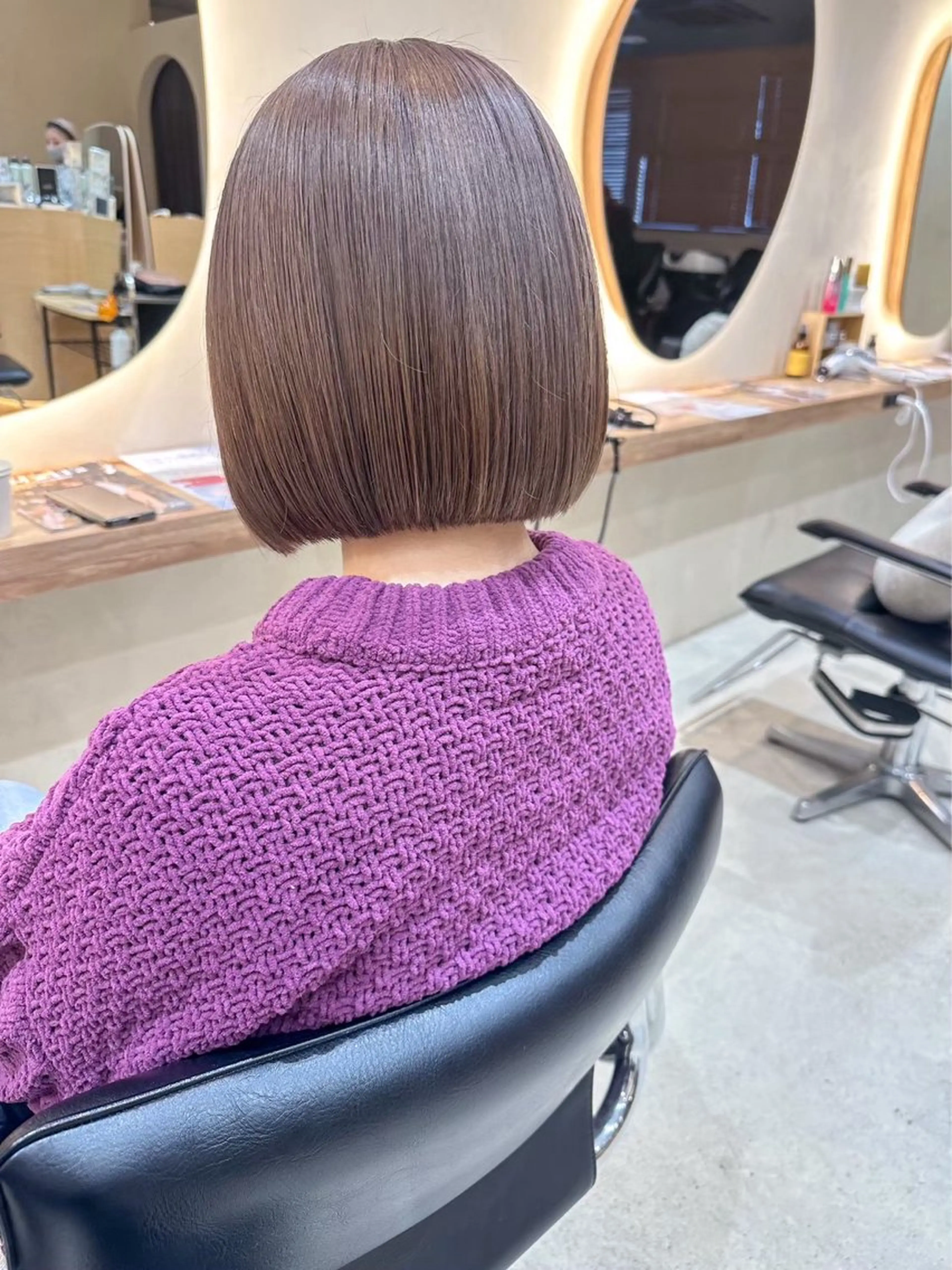 ミディアム 🌈新田 みどり🌈のヘアスタイル