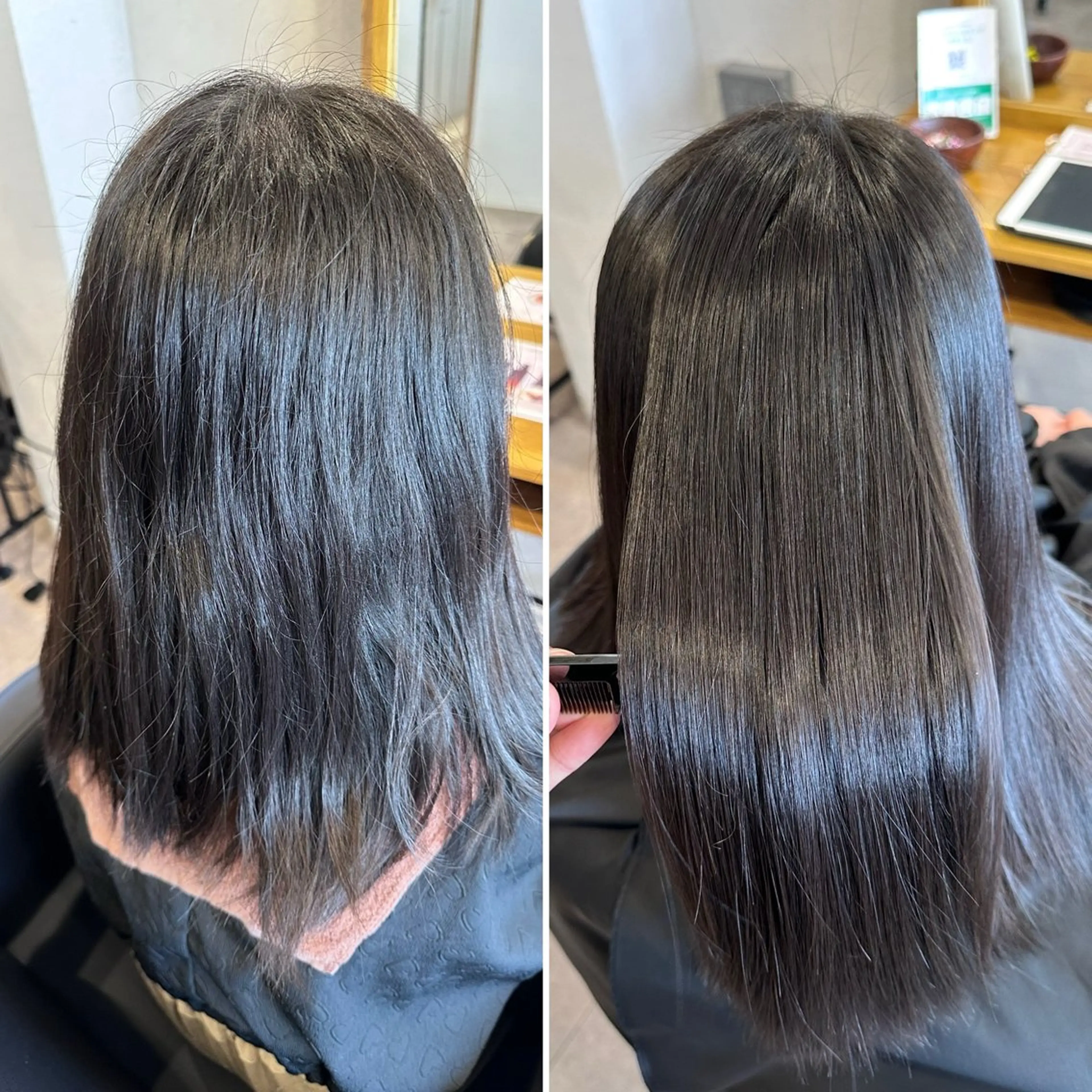 ロング 髪質改善 縮毛矯正 カット 縮毛矯正 トリートメント 《髪質改善・縮毛矯正 /ブリーチ》坂本爽のヘアスタイル