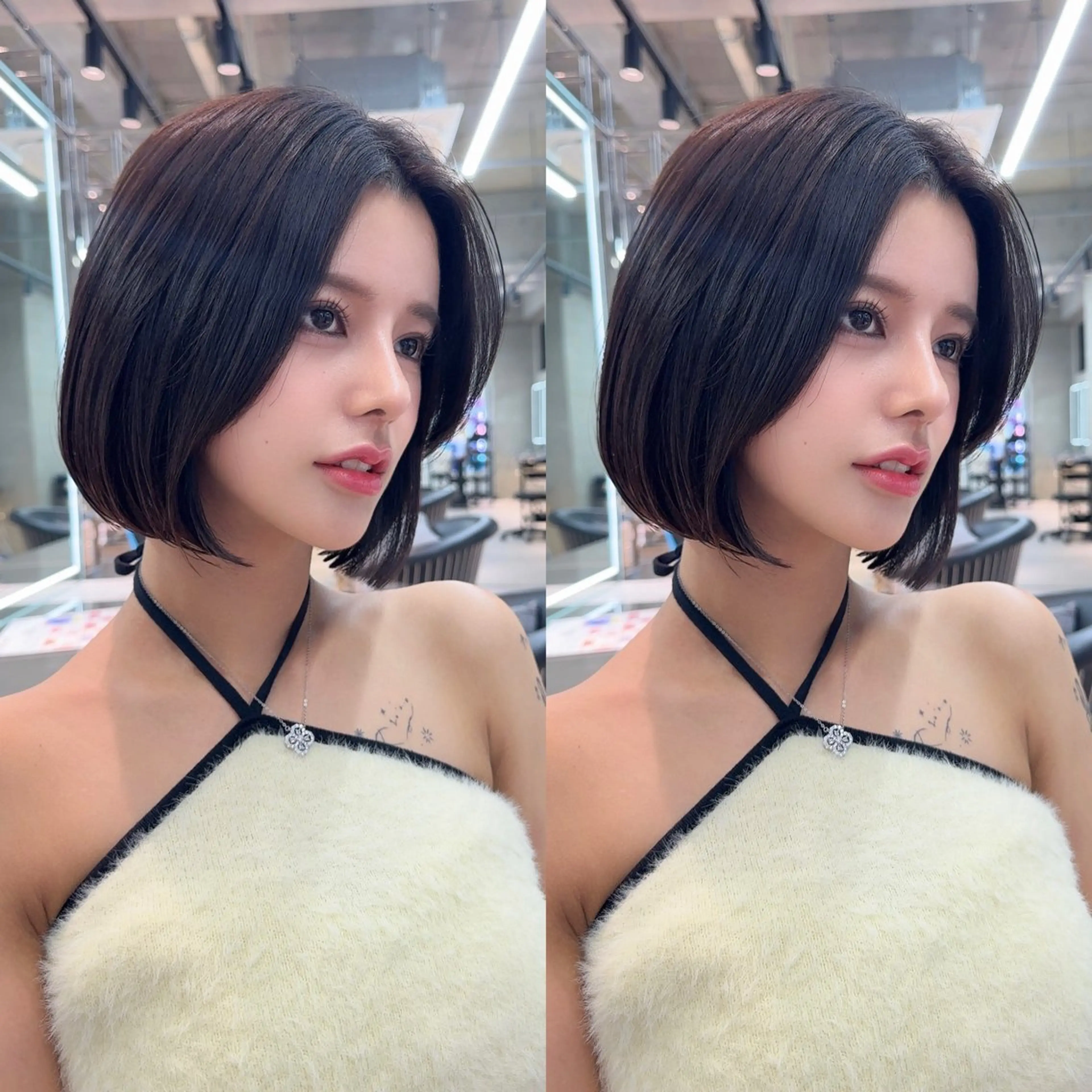 ミディアム カラー カット ヘアカラー 縮毛矯正 トリートメント ✨髪質改善特化✨副 店長椎葉信乃介のヘアスタイル