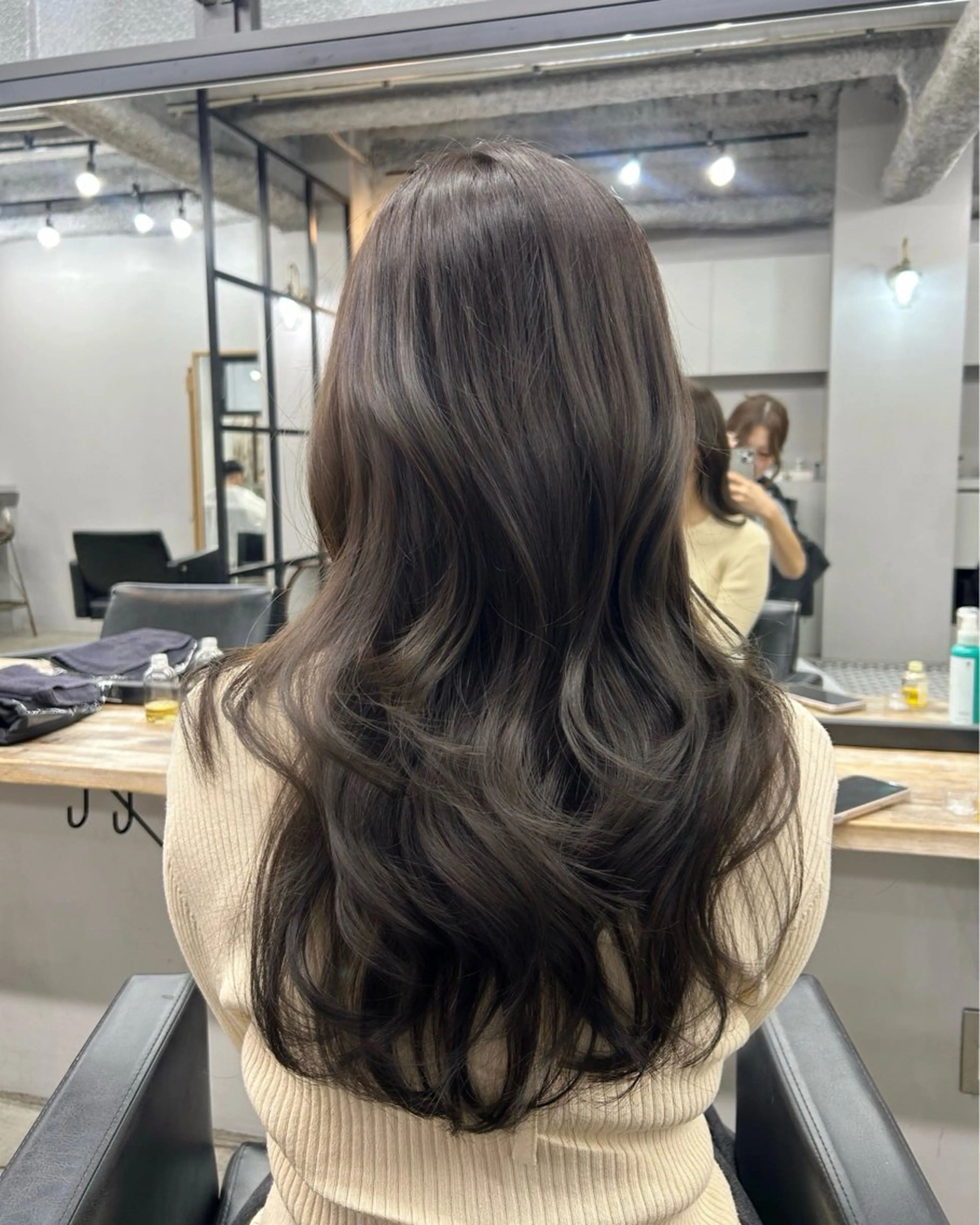 ロング レイヤーカット／韓国 🤎きのした いちかのヘアスタイル