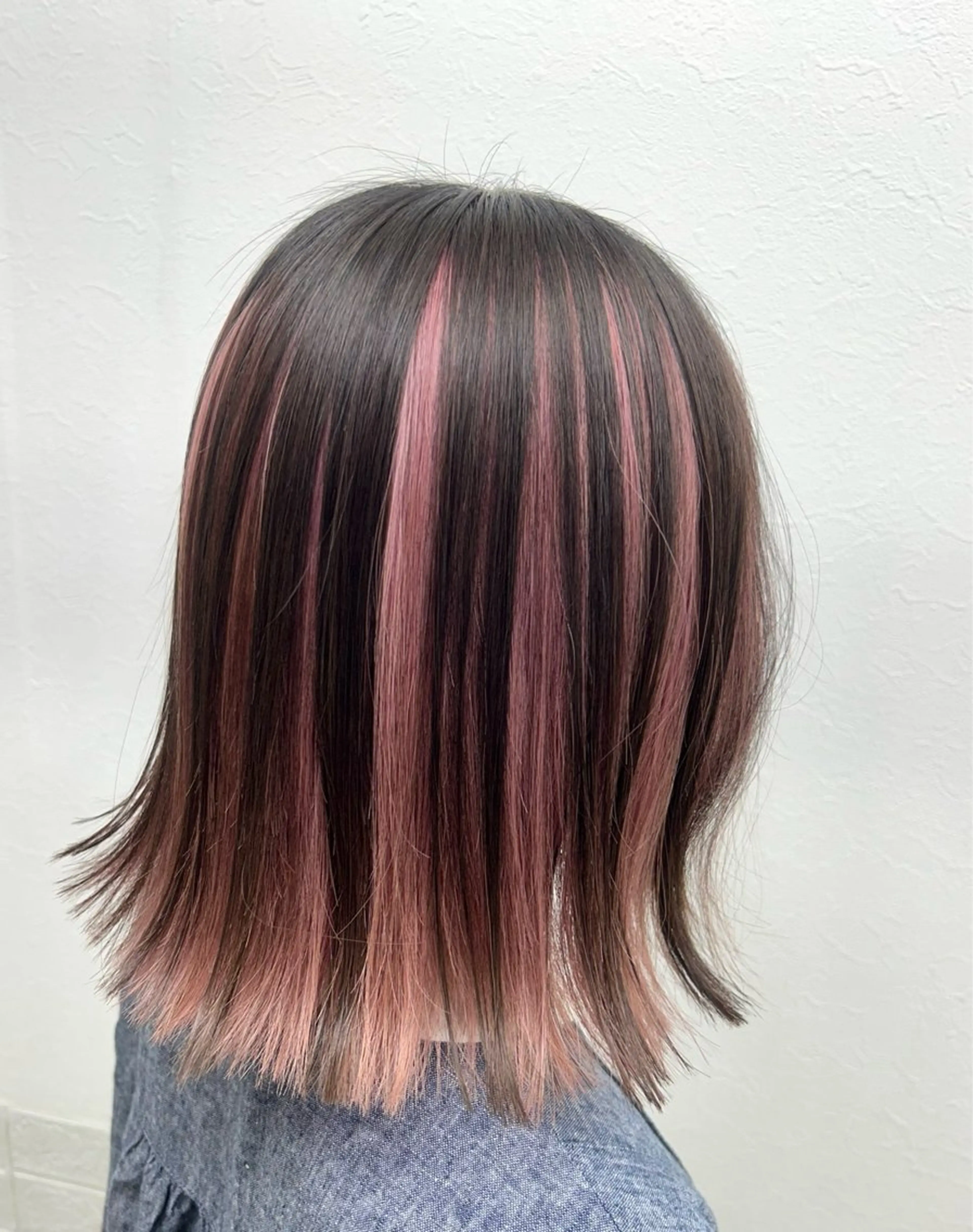 カラー ダブルスキルエクステ /羽エクステ白石宇由のヘアスタイル