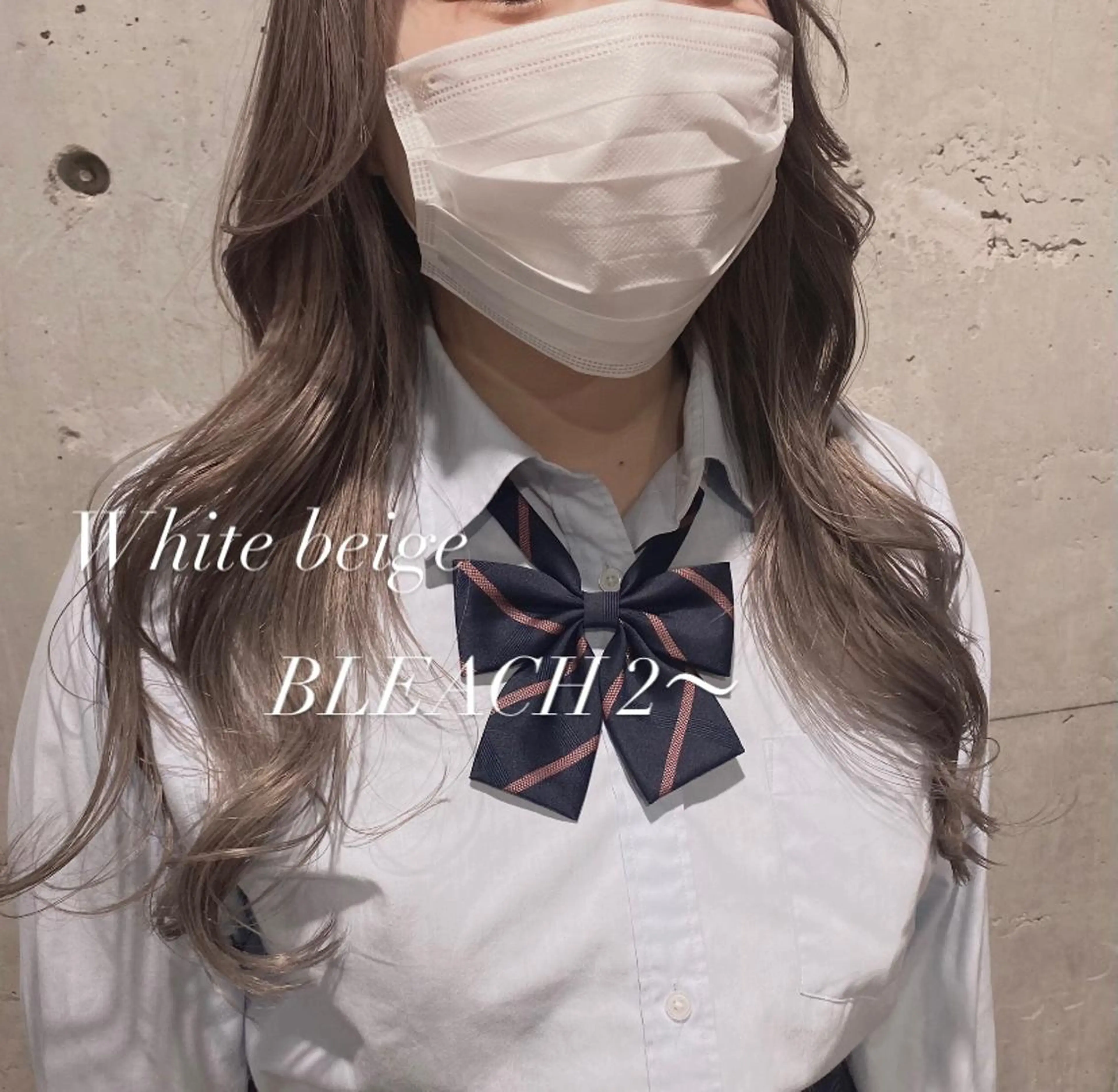 セミロング カラー ヘアアレンジ 韓国/トレンド レイヤー【101】のヘアスタイル