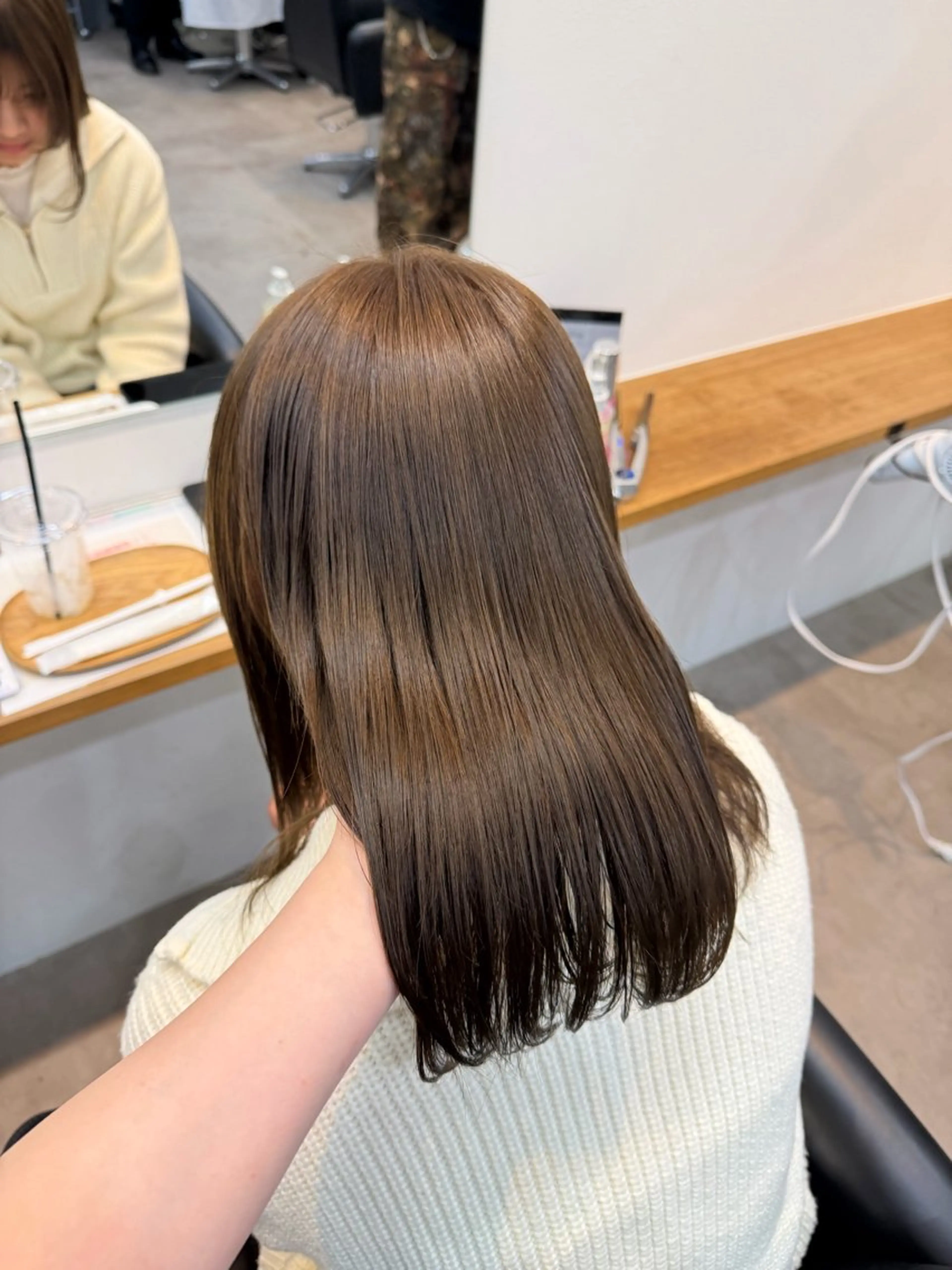 ミディアム カット ヘアカラー 韓国風hair💕 Kanonのヘアスタイル