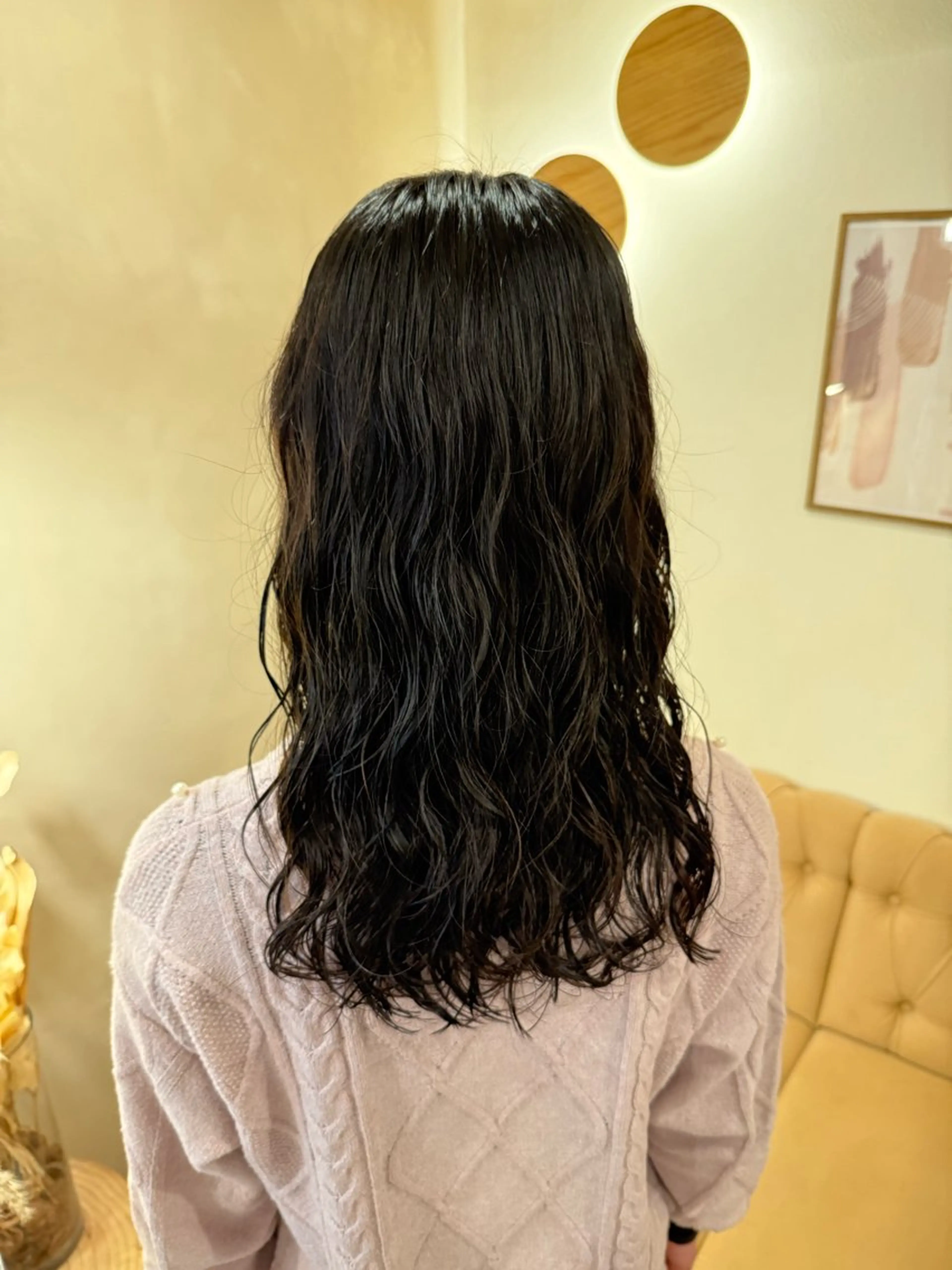 ロング 市原亮/塩釜口/ ツイスパ/波巻きのヘアスタイル