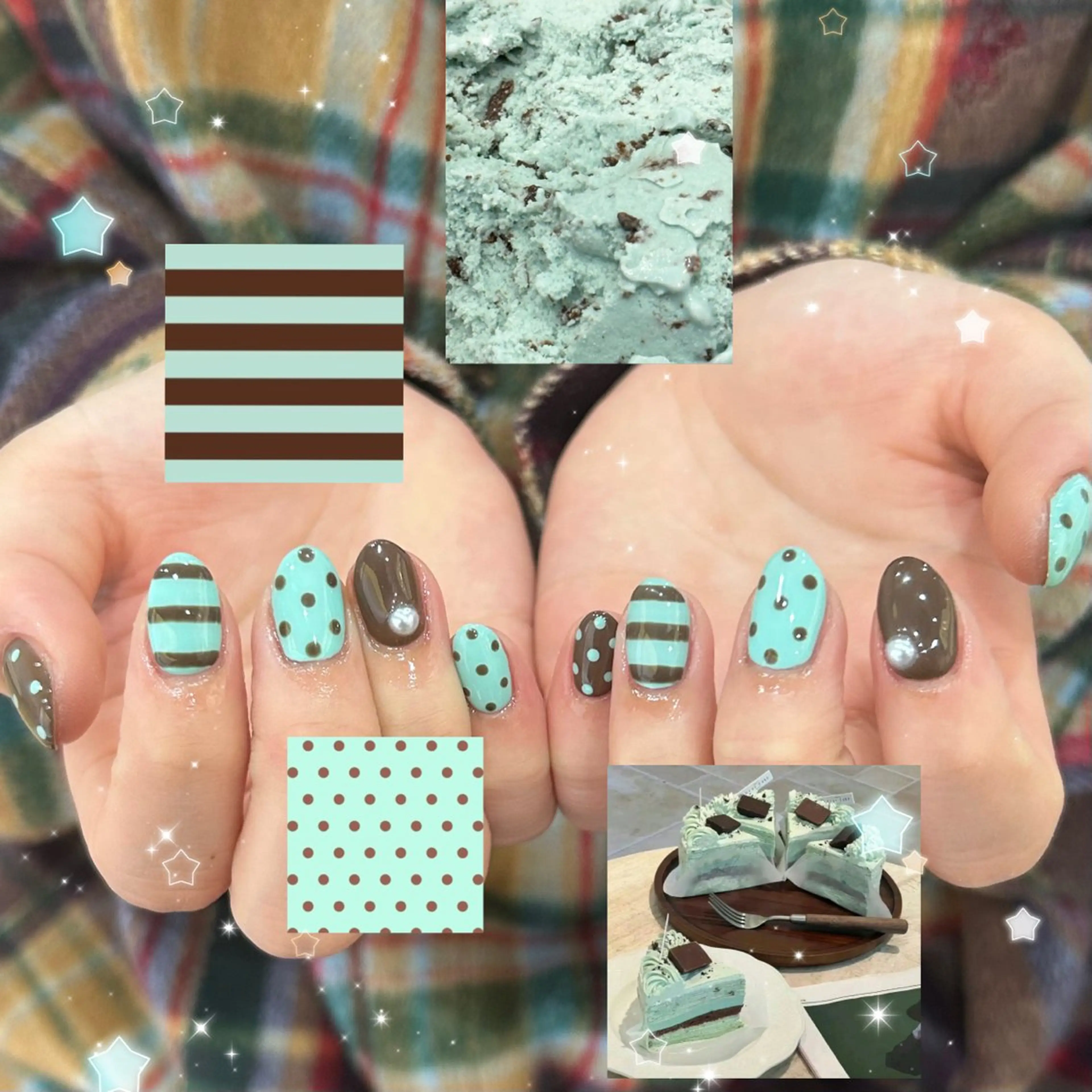 ネイル ハンドネイル 🪄mimi🎀 Midori🪽のネイルデザイン