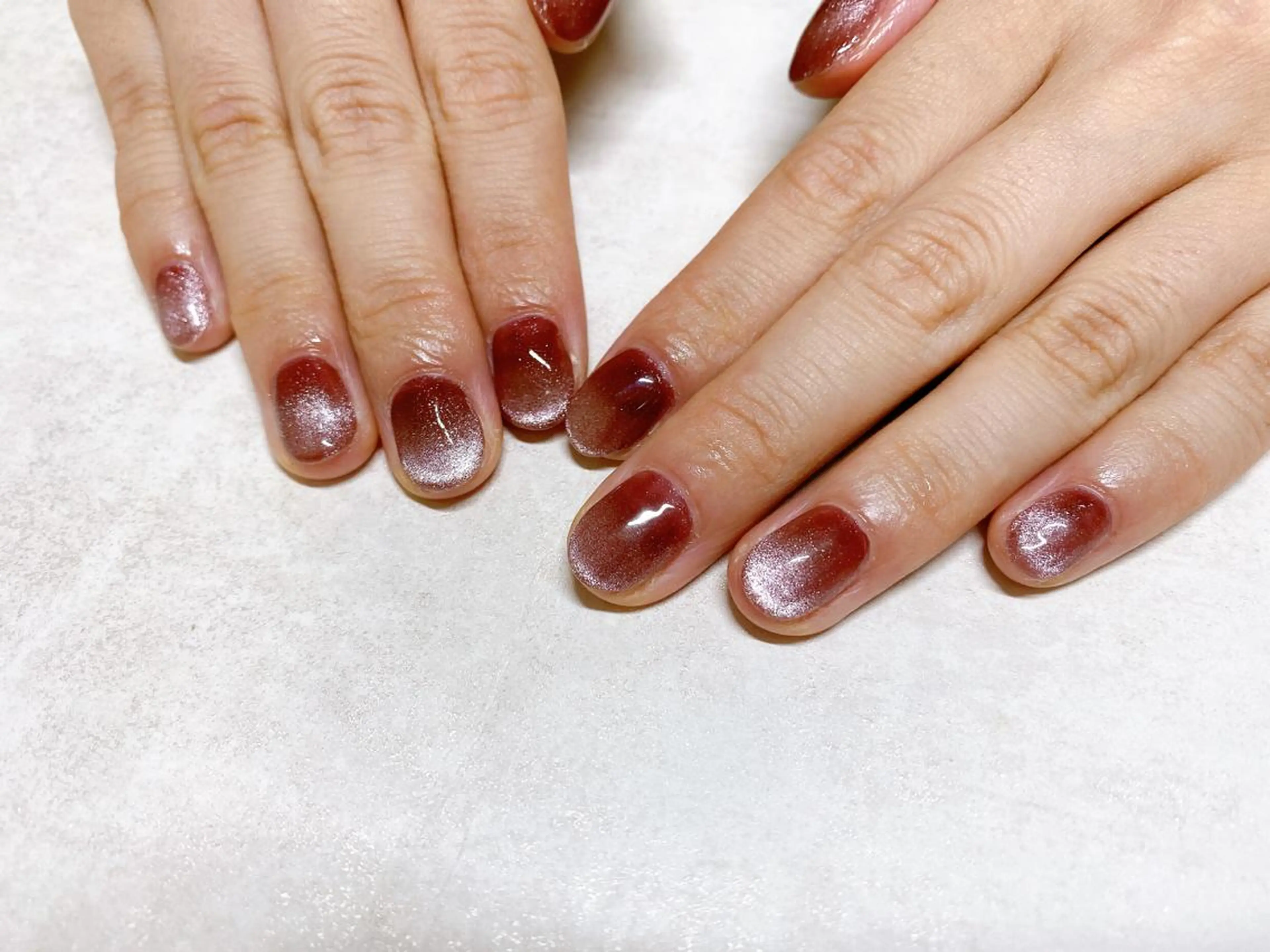 ネイル オーロラネイル フラワーネイル フットネイル フレンチネイル ジェルネイル mogunail &blowのネイルデザイン