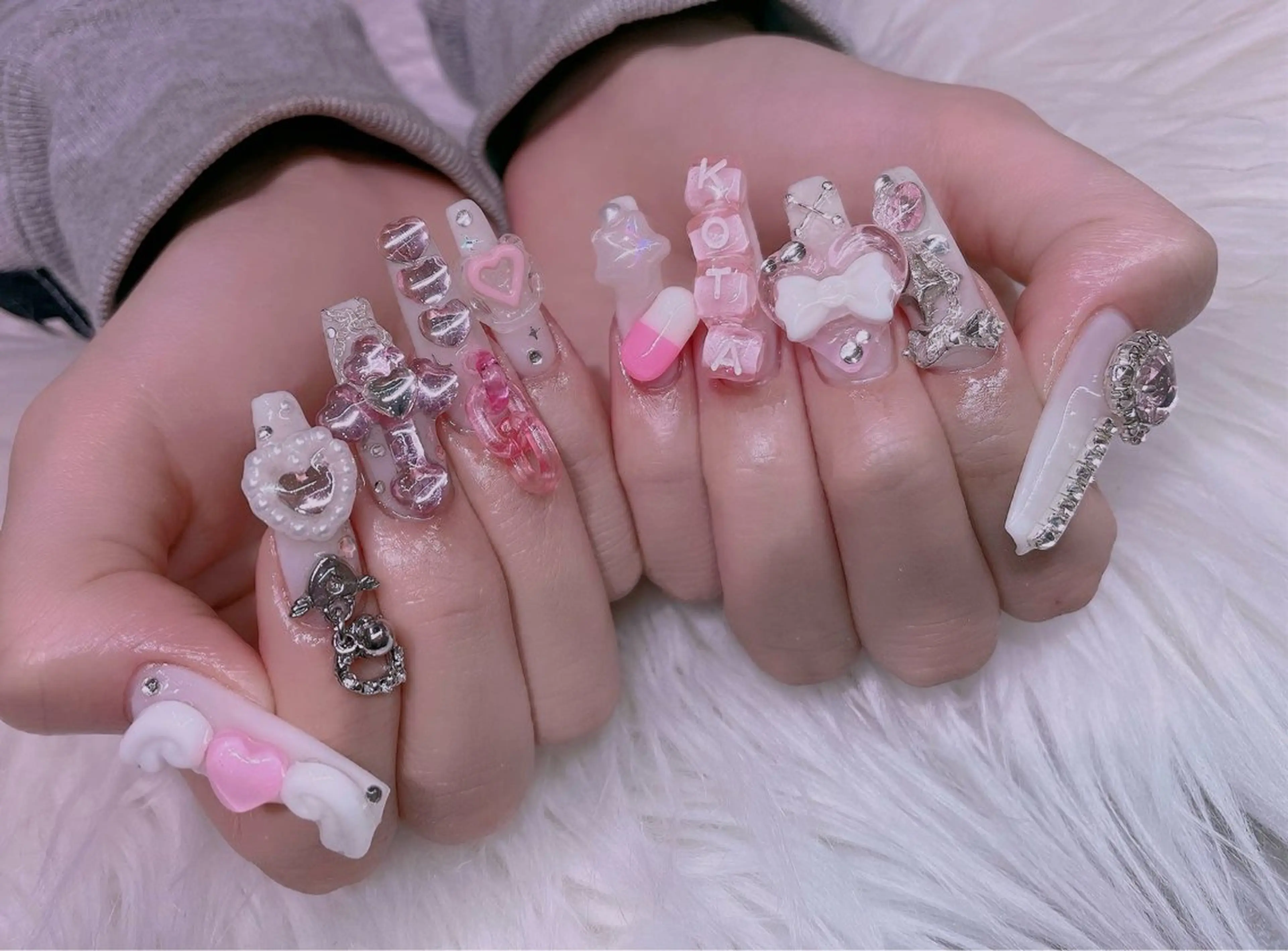 ネイル 長さだし専門店 M2　rikaのネイルデザイン