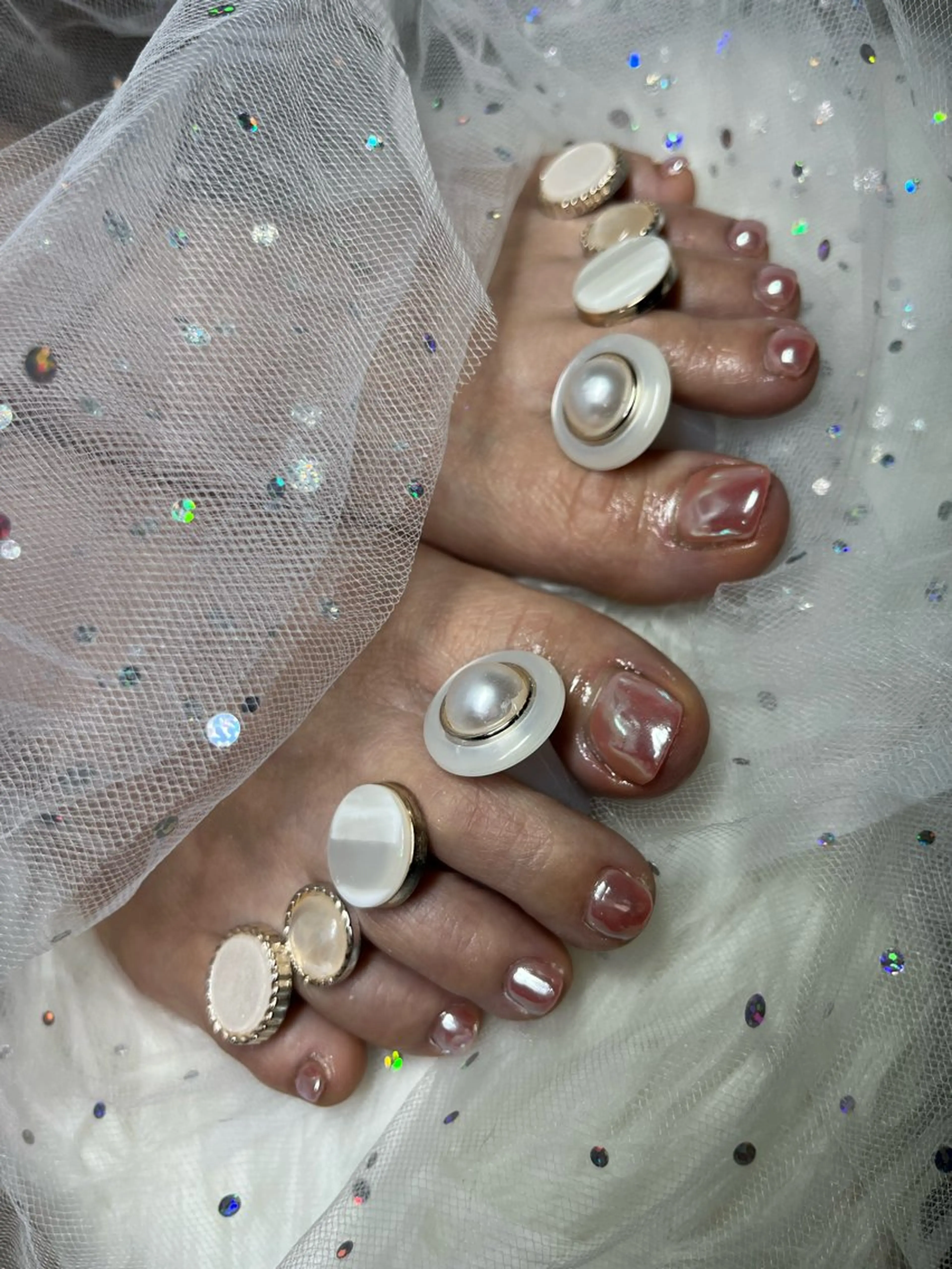 学生限定🎓フット💅ワンカラー🤍オフなし✨学割15%OFFの写真