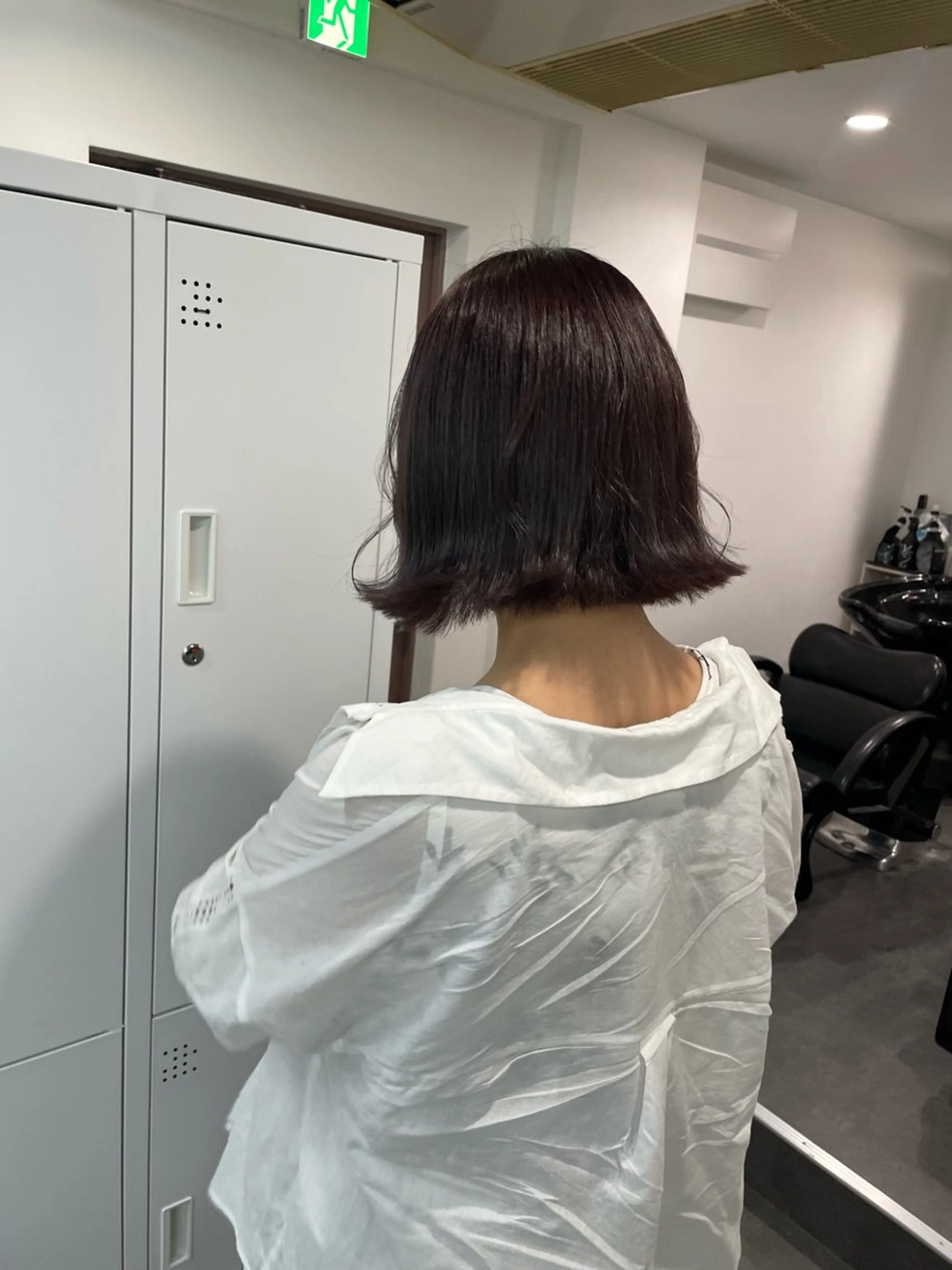 ミディアム ラベンダーブラウン ヘアカラー トリートメント ♡透明感/艶カラー/ M a I ♡のヘアスタイル