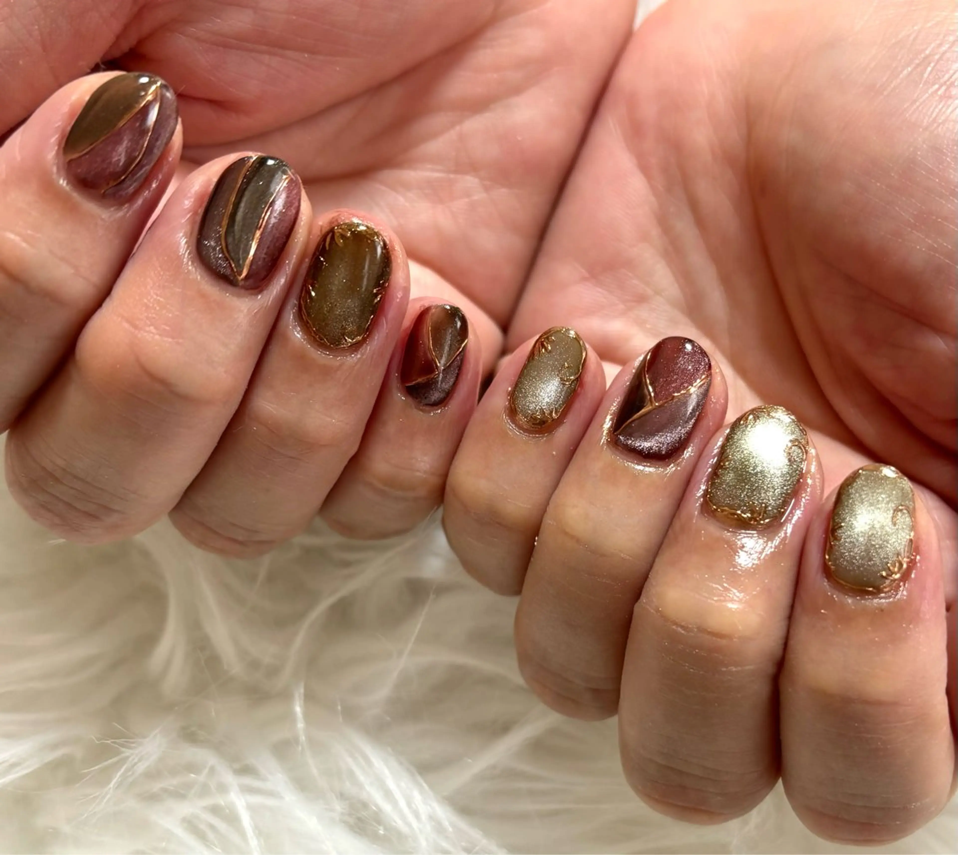 ネイル ハンドネイル nail salon HIRUKANAのネイルデザイン