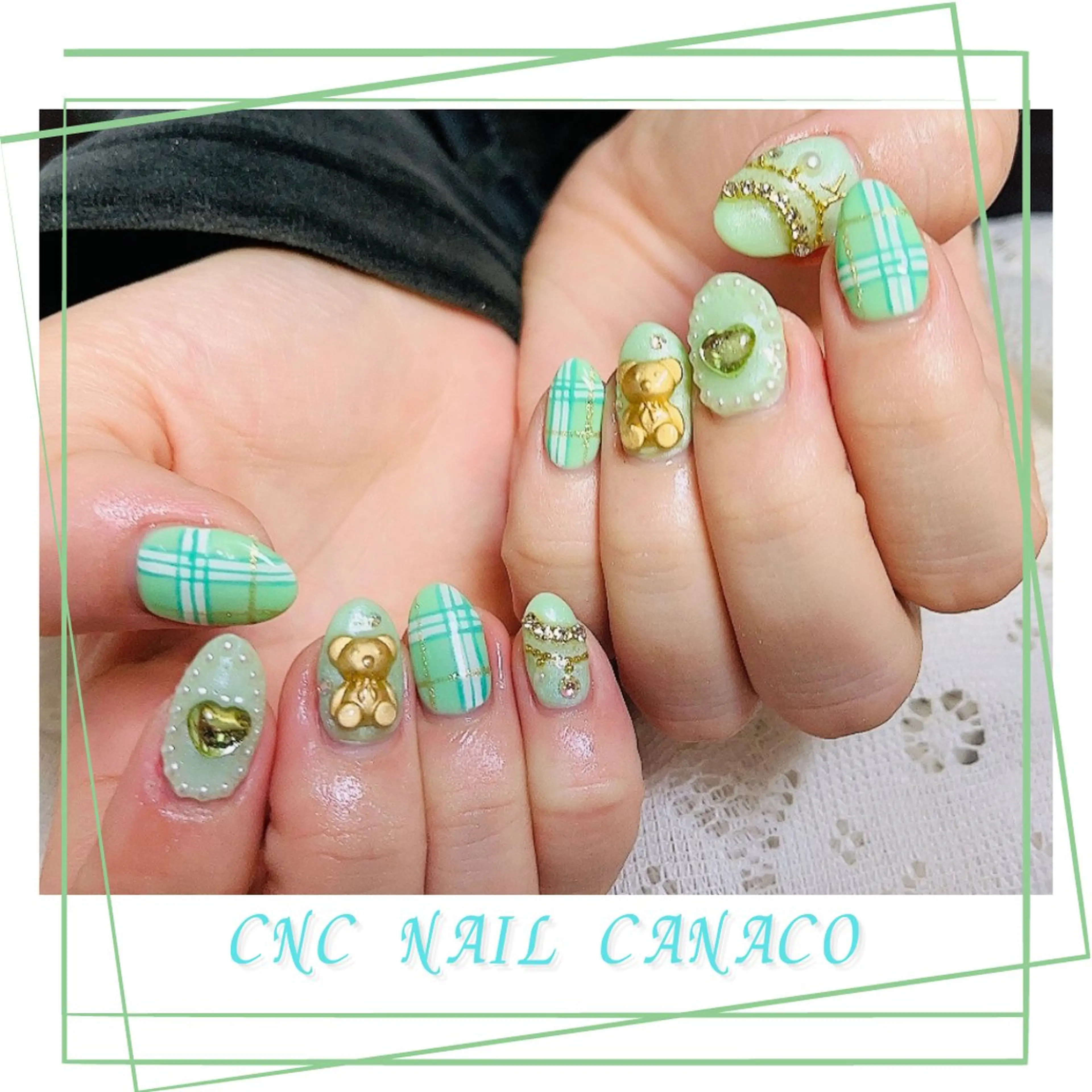 ネイル アートネイル 持ち込み 冬ネイル クリスマス ハンドネイル ハンドケア ベテランネイル cnc  nailのネイルデザイン