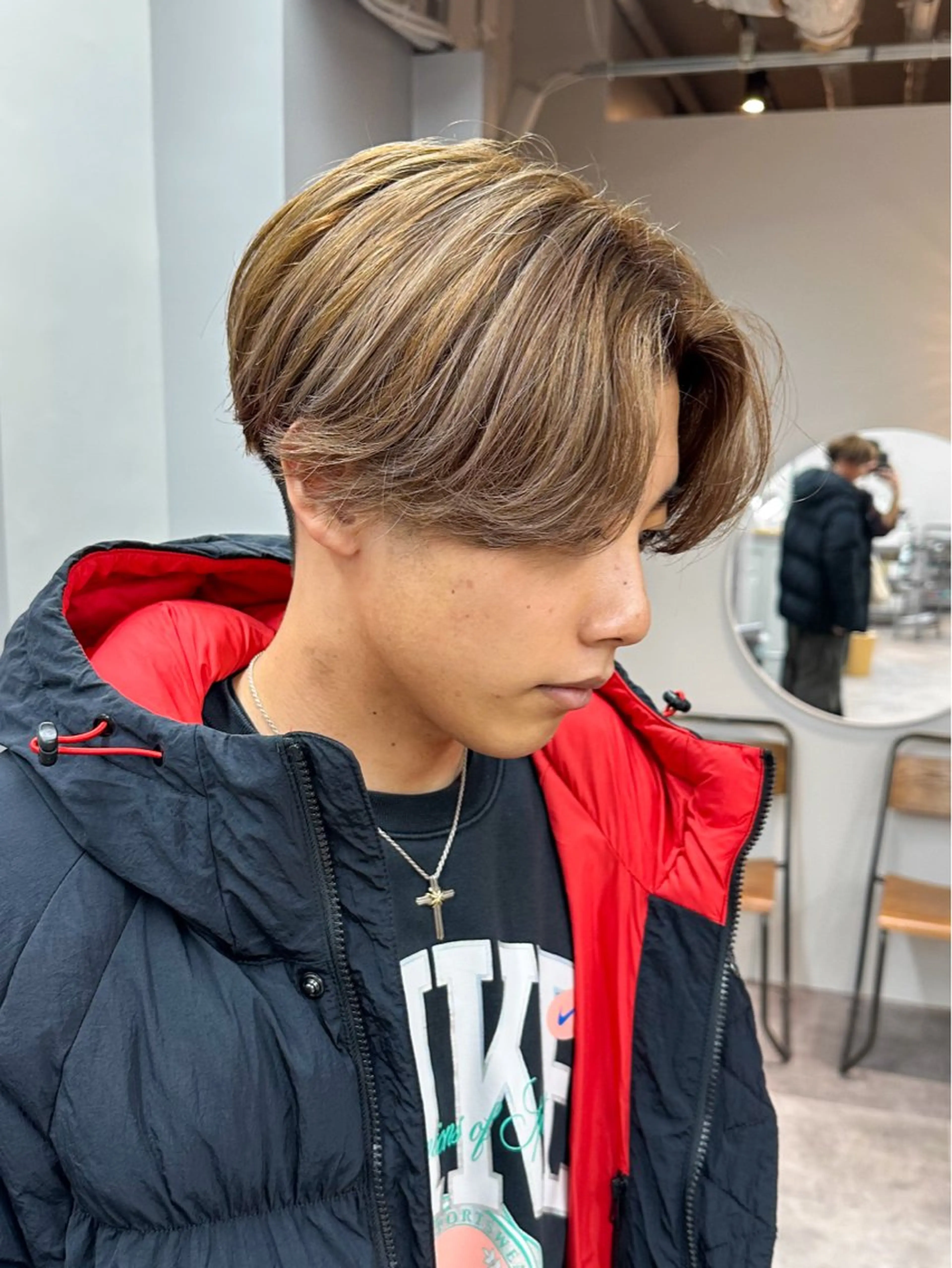 ショート カラー メンズ メンズパーマ メンズ特化ryoのヘアスタイル