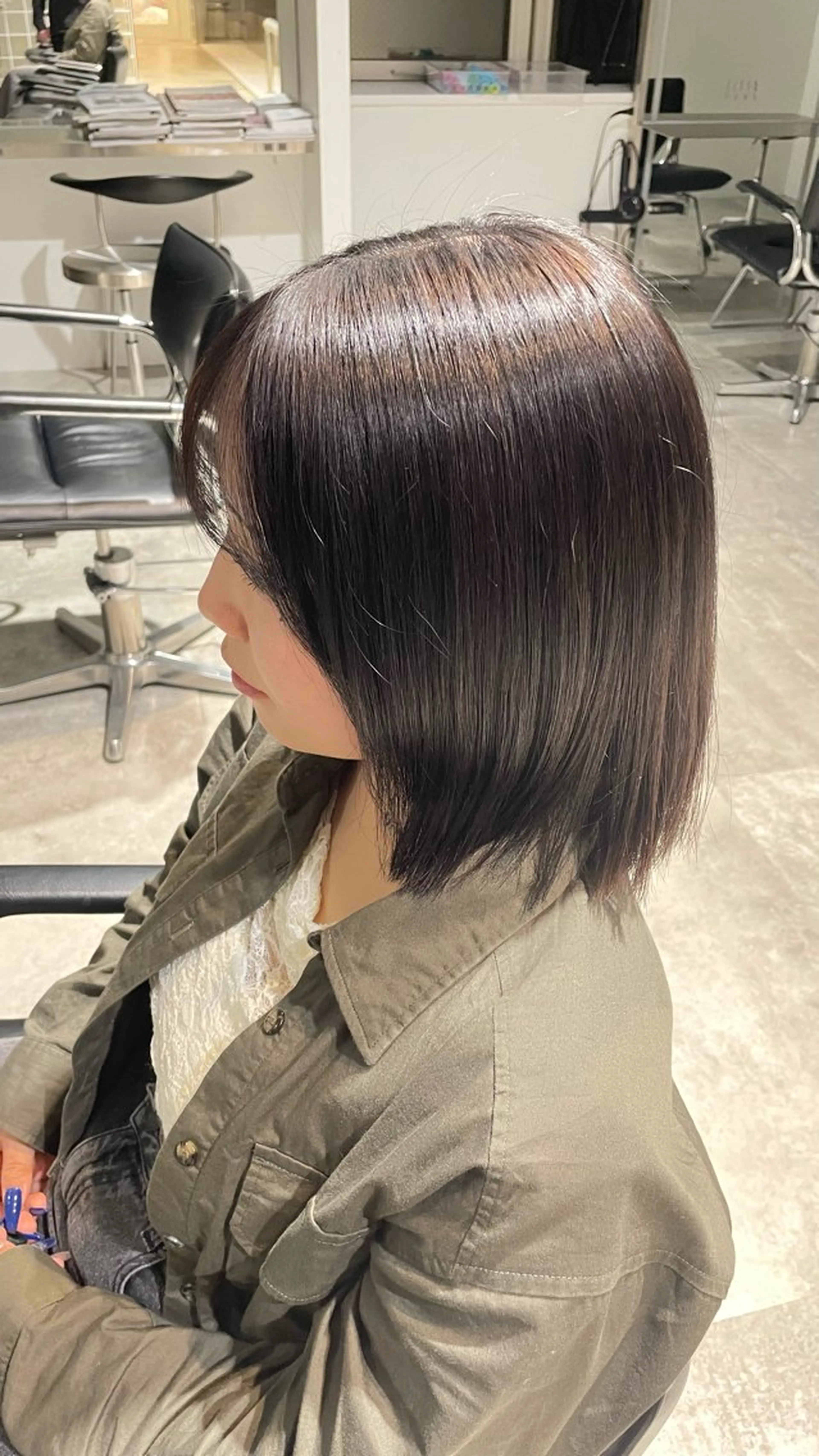 ミディアム ボブ 高橋 晴のヘアスタイル