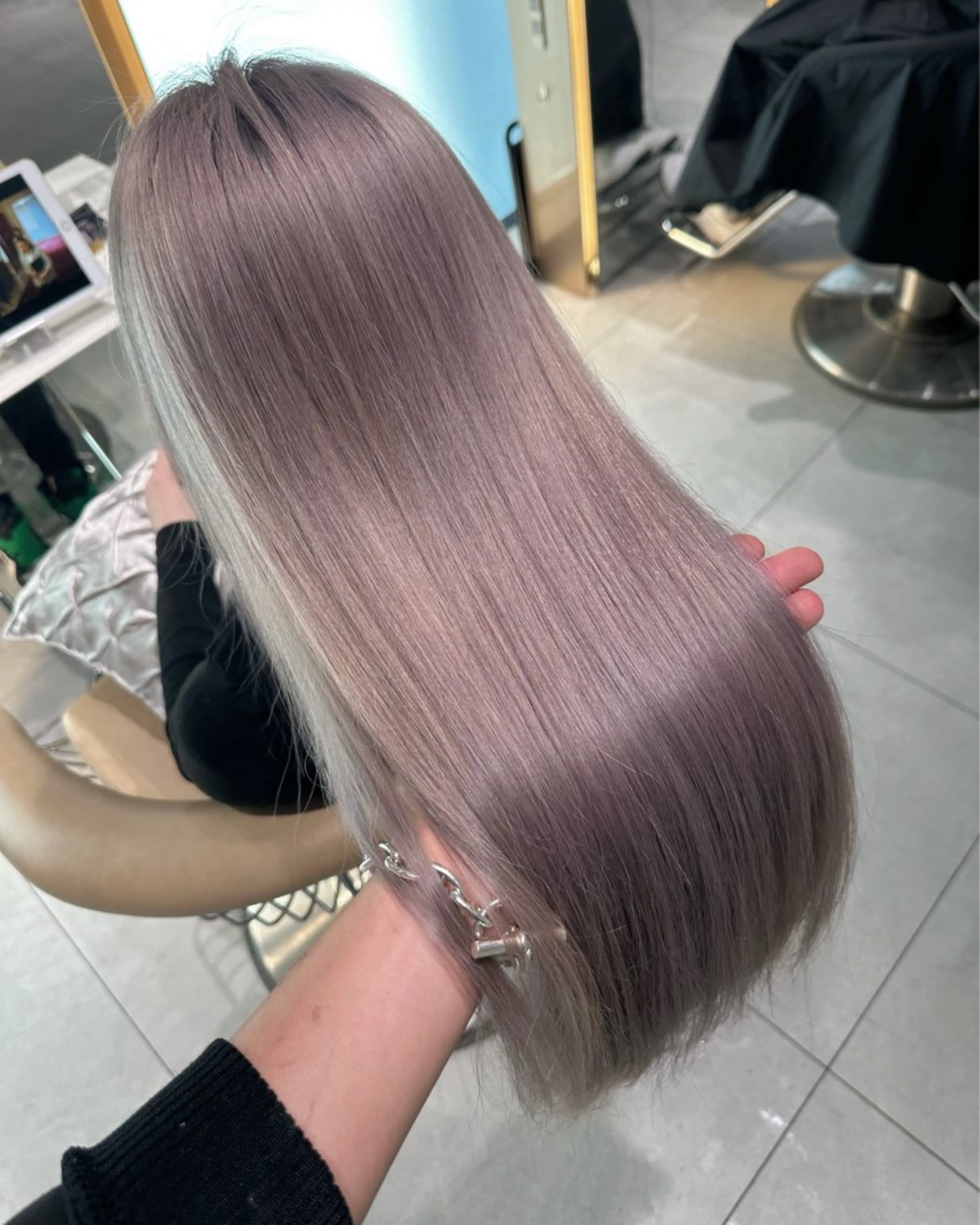 ロング ヘアカラー トリートメント ゆーだい🇰🇷韓国 🇰🇷×髪質改善のヘアスタイル