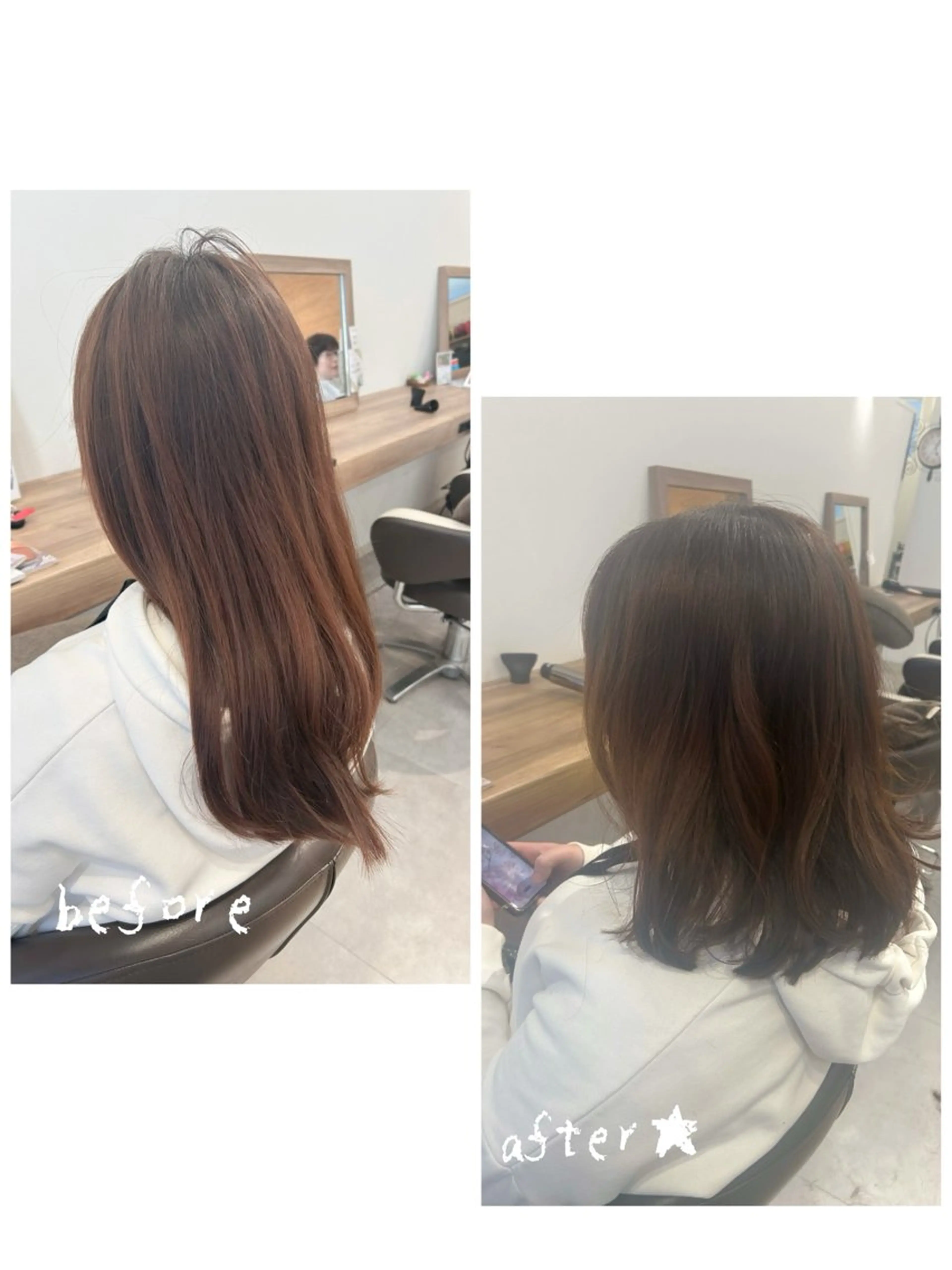 ミディアム カラー 山越 美裕樹のヘアスタイル