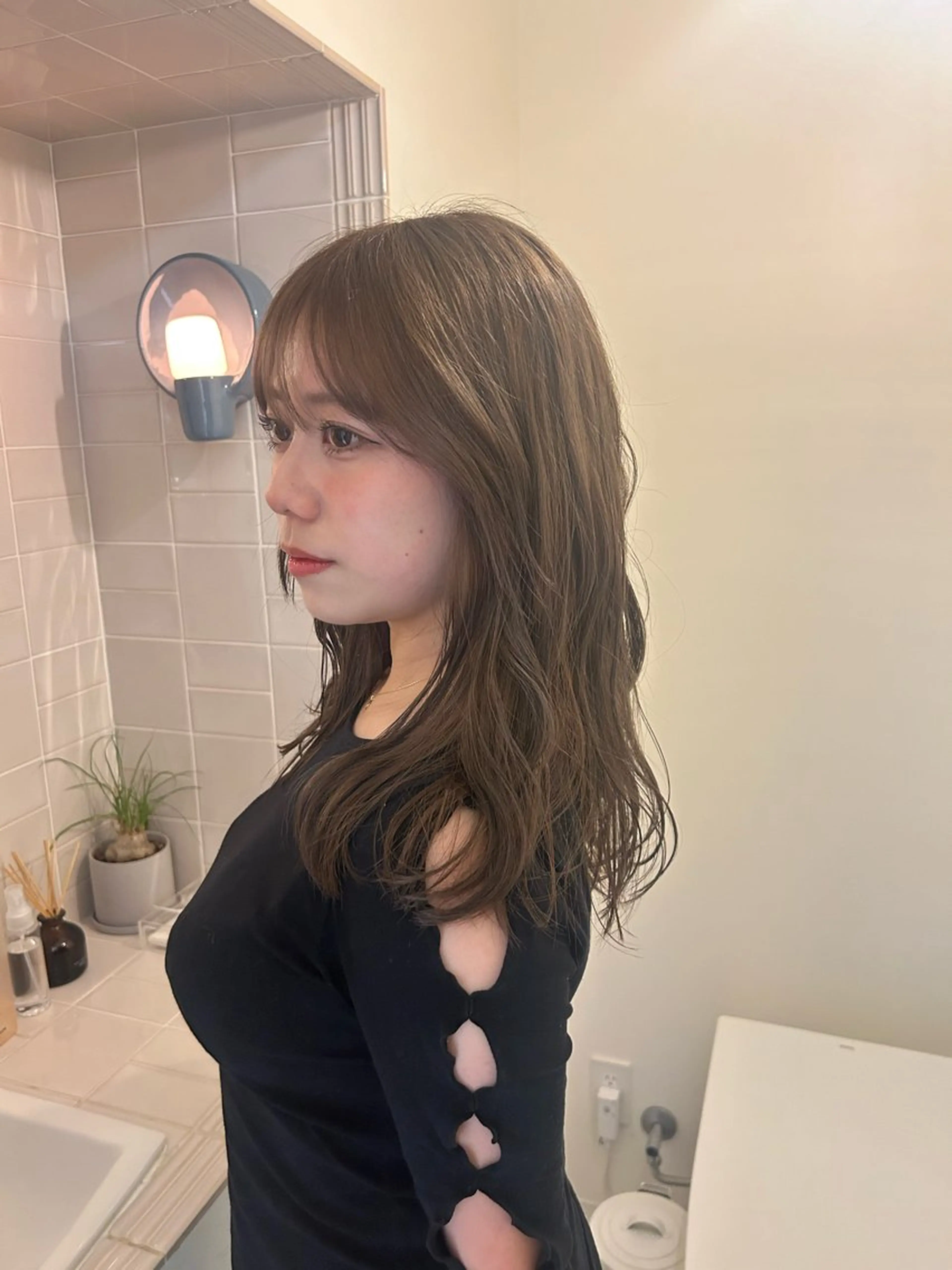 セミロング 小木曽 新大のヘアスタイル