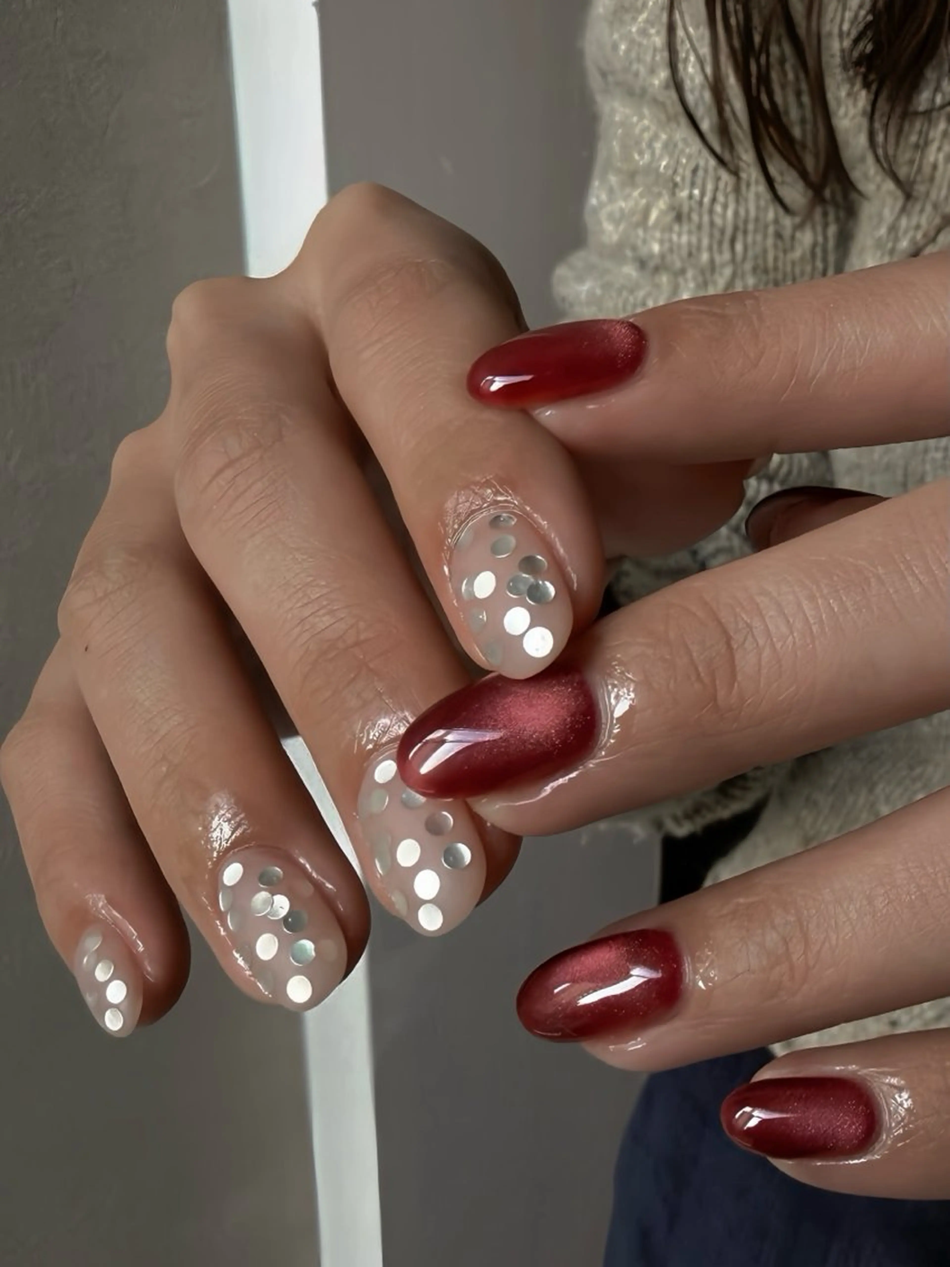 ネイル アートネイル 韓国ネイル ニュアンスネイル ぷっくりネイル talo .のネイルデザイン