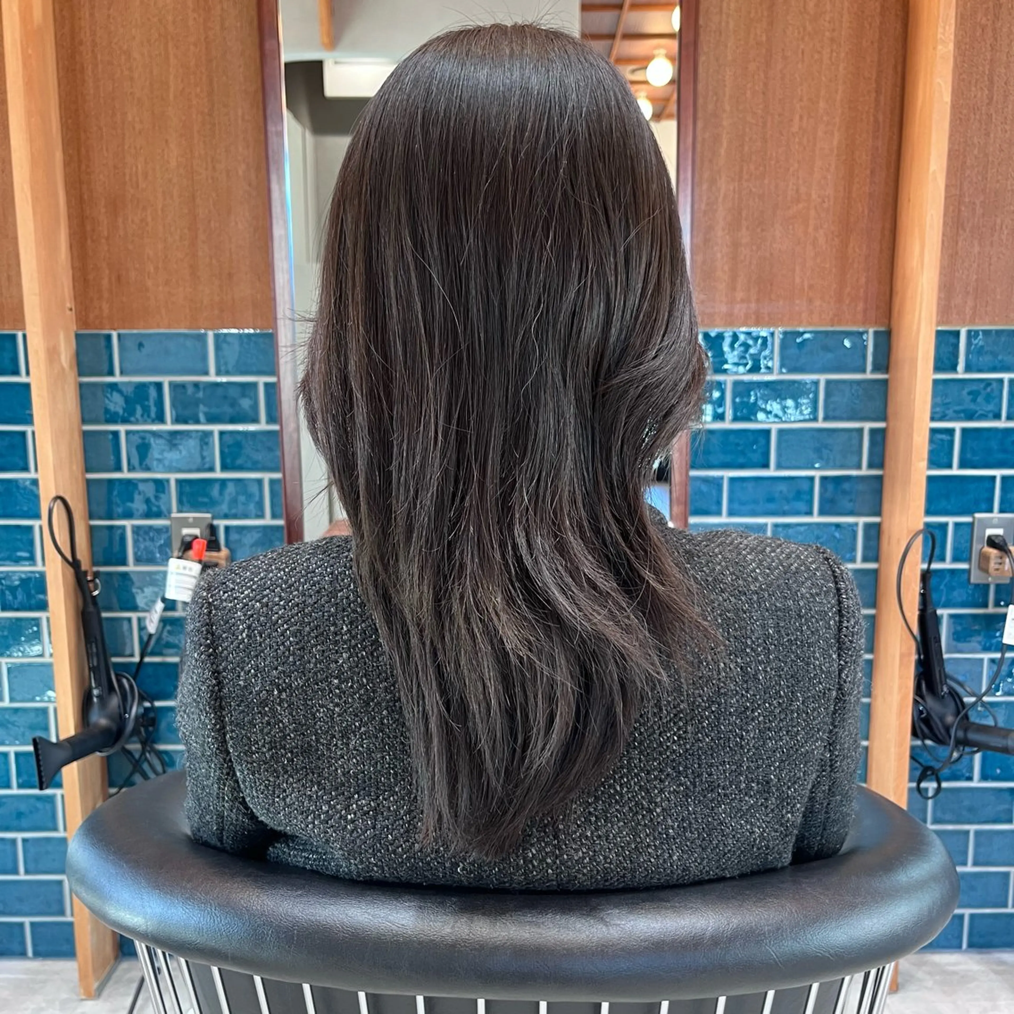 セミロング レイヤーくびれヘア アレンジmanakaのヘアスタイル