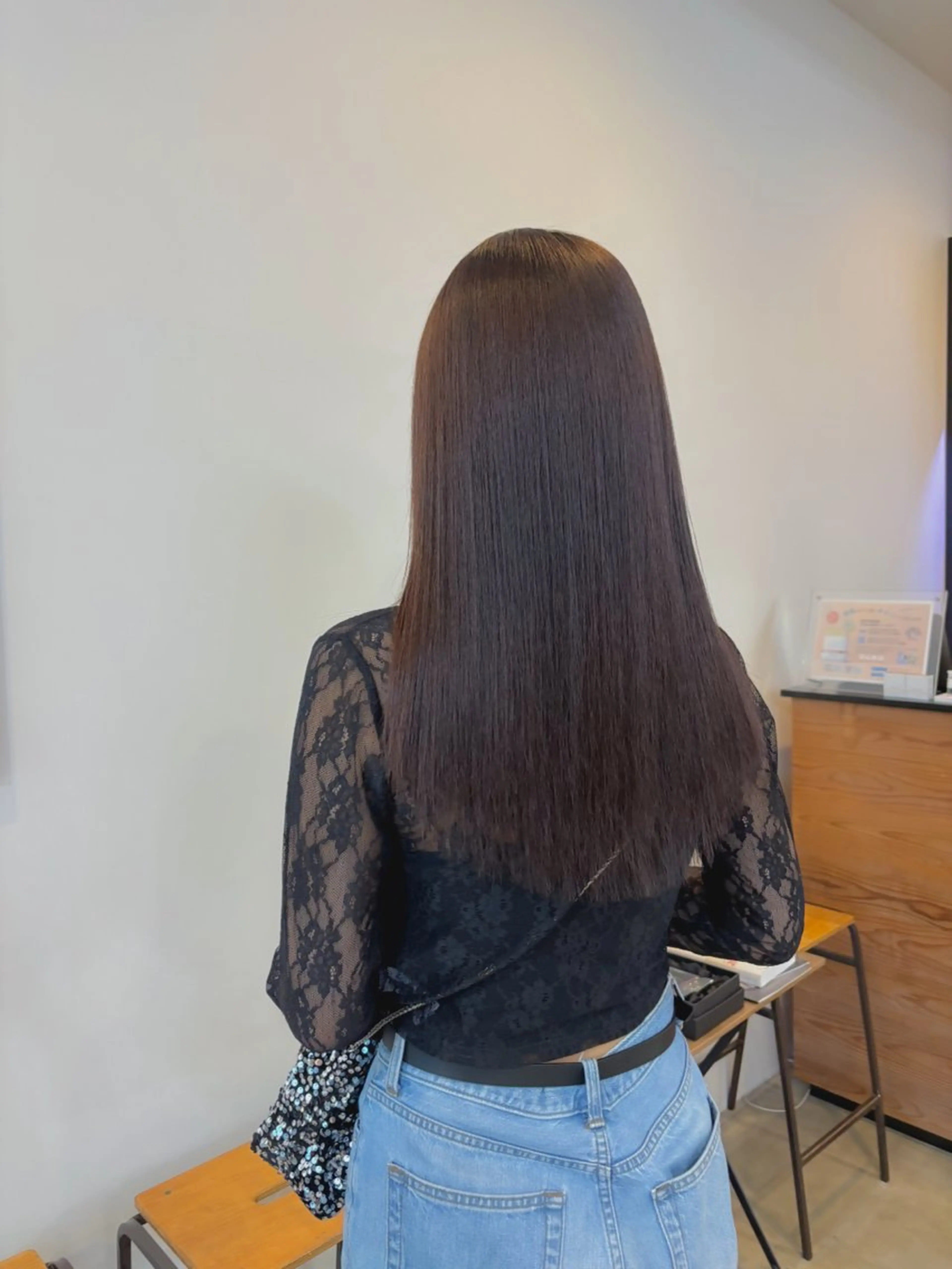 ロング パーマ ストレートパーマ plus HAIR いずみのヘアスタイル