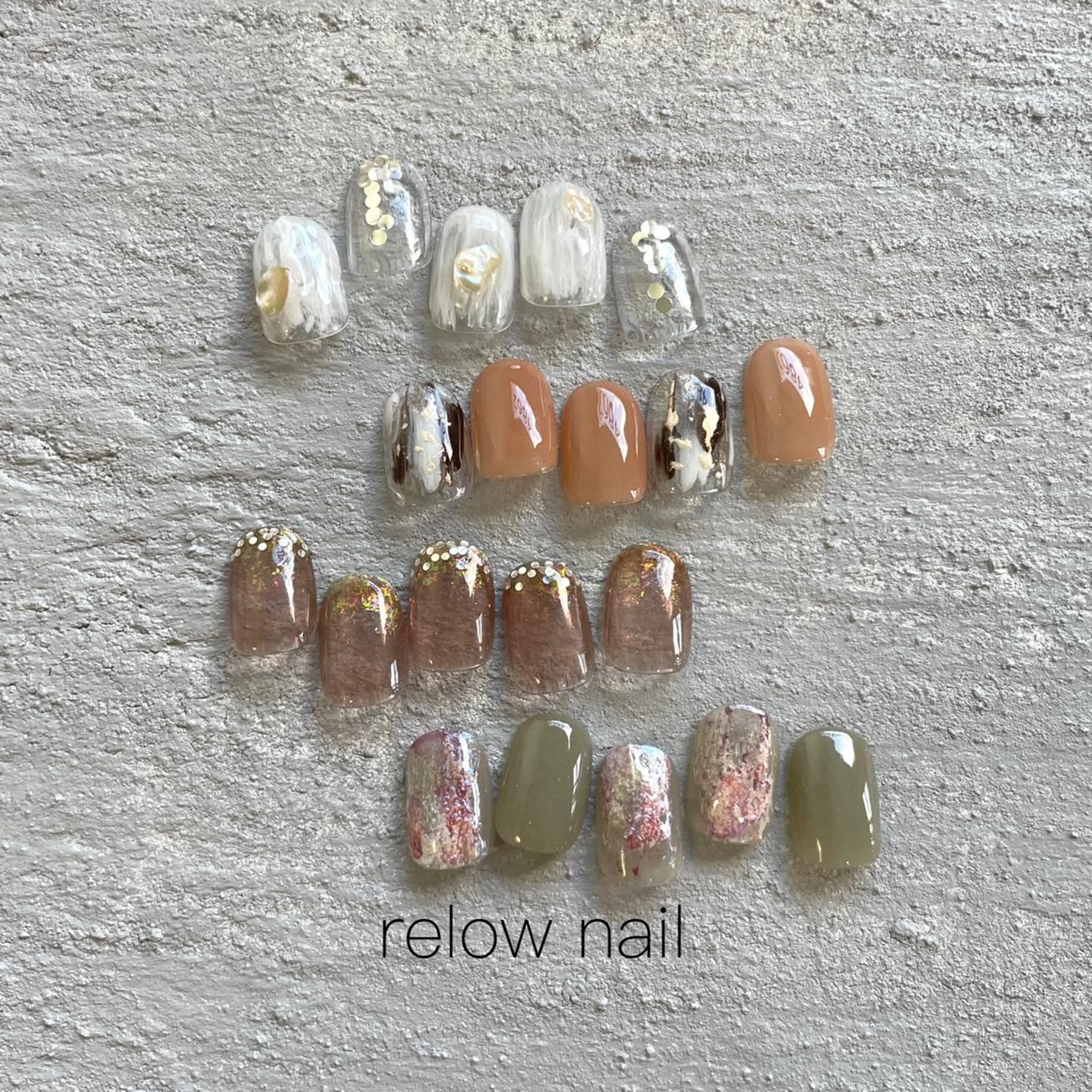 ネイル ハンドネイル 大人ワンホン キラキラ／Ayanoのネイルデザイン