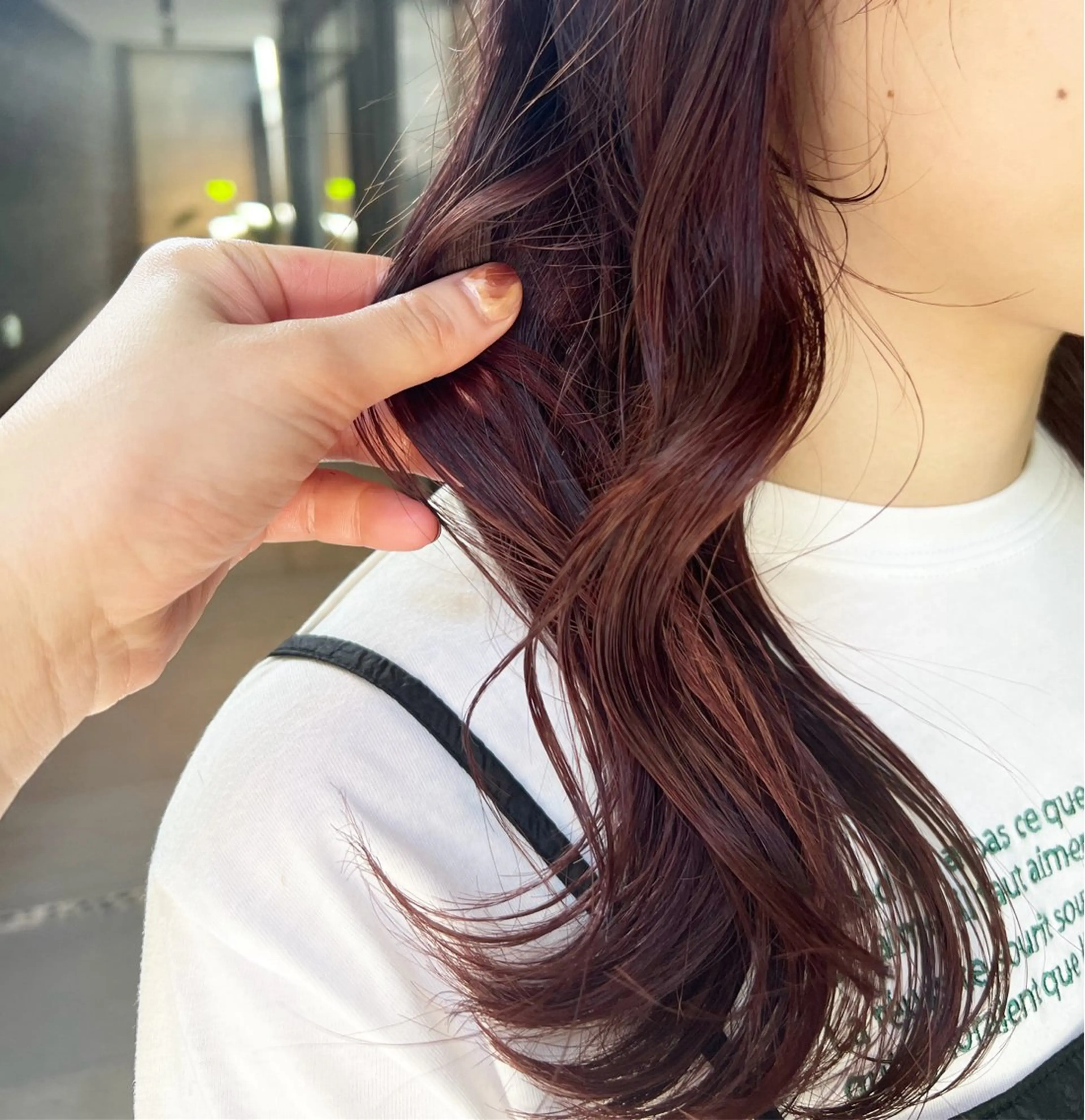 ミディアム 暖色カラー/透明感 🩰ayano♡のヘアスタイル