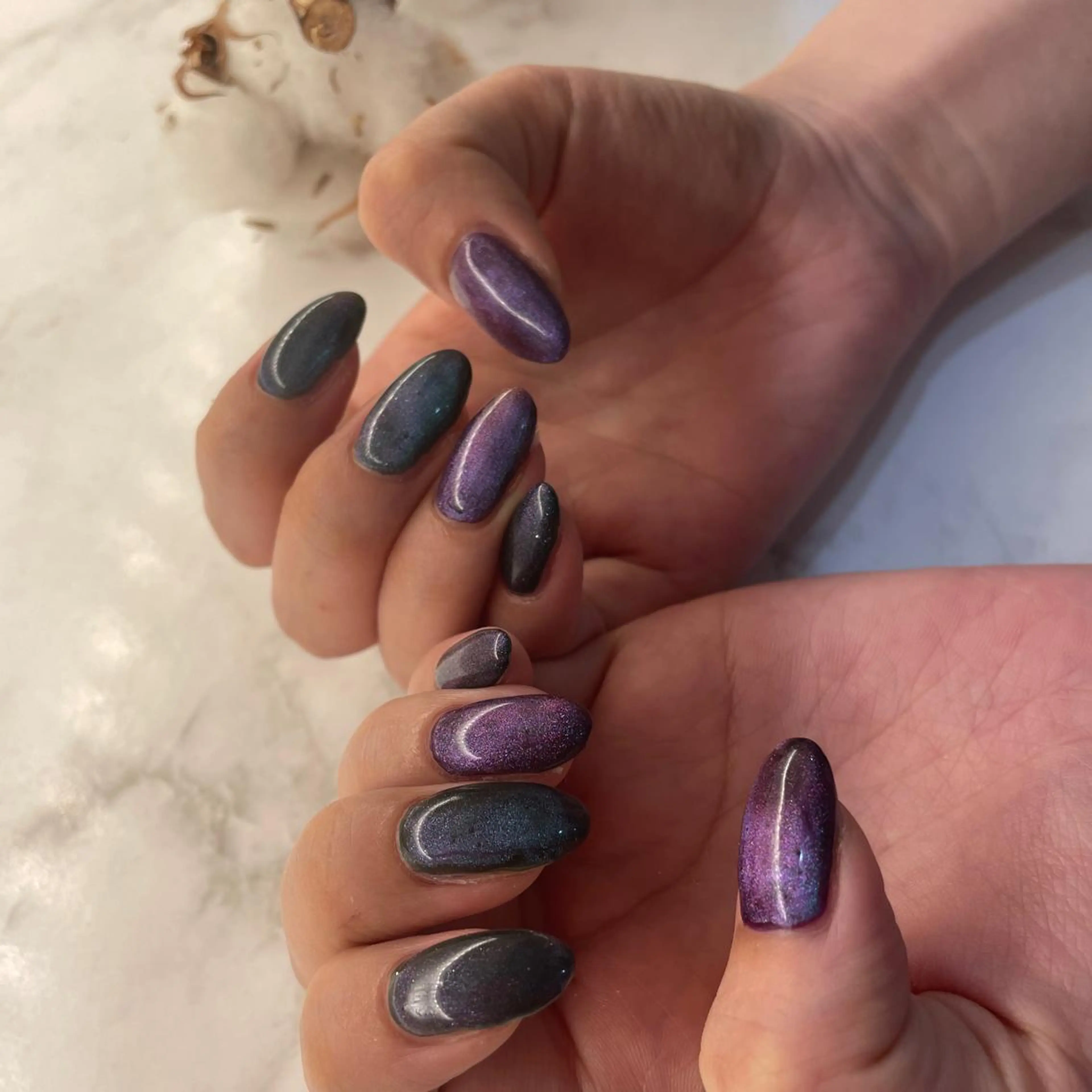 ネイル ハンドネイル フットネイル ゆびノさき茨木店 ニュアンス/アートのネイルデザイン