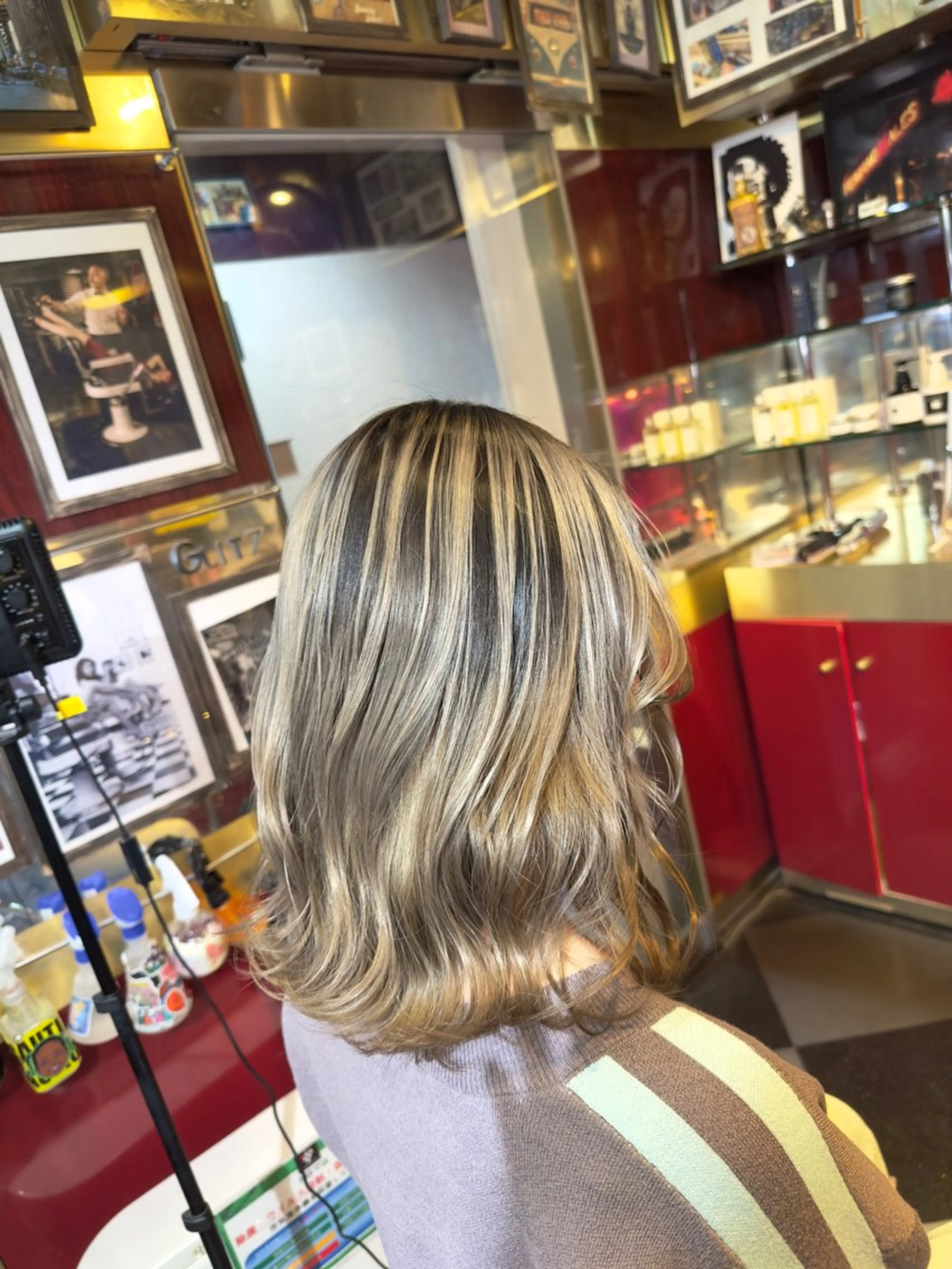 カラー バレイヤージュ レイヤーカット/ カラー/長谷恵花のヘアスタイル