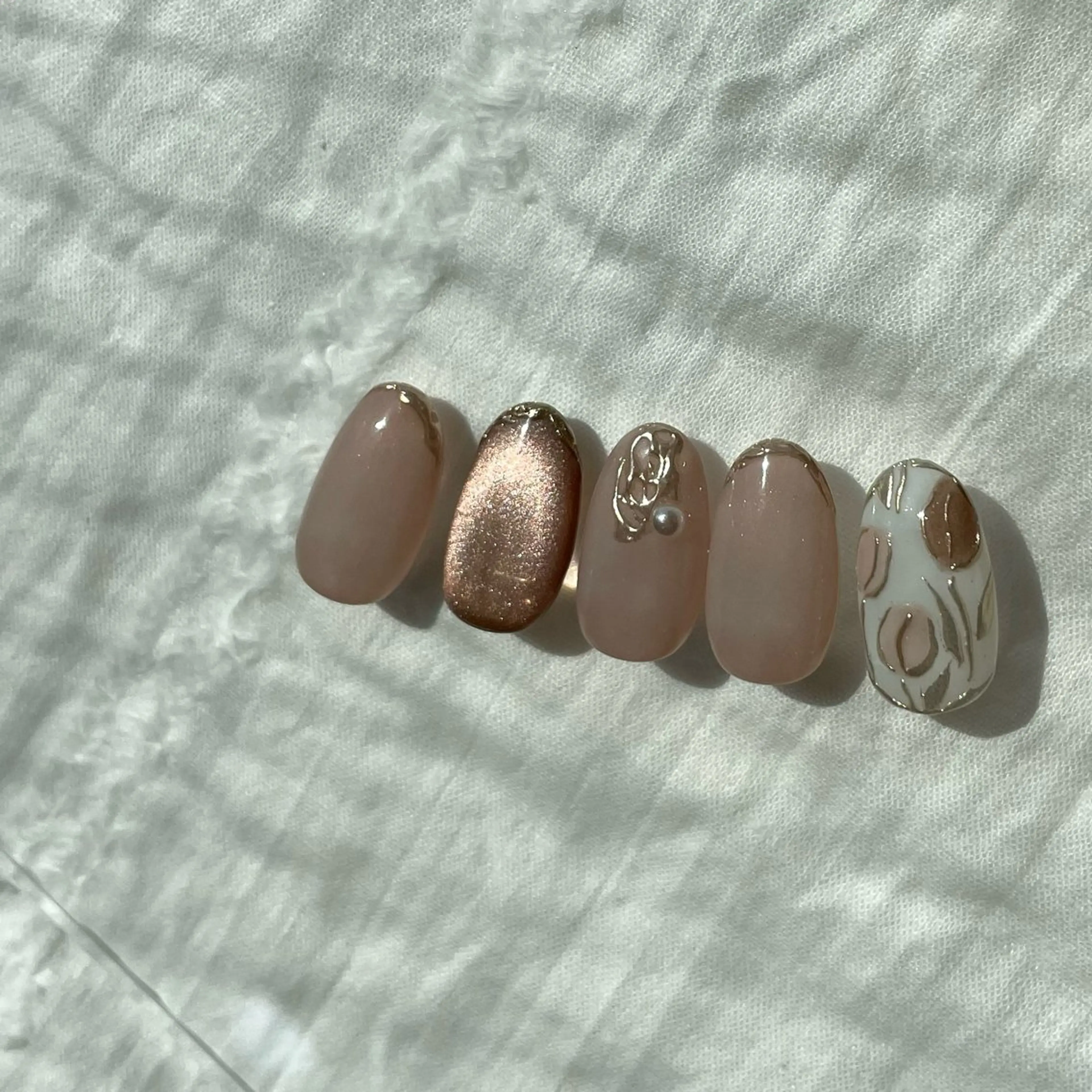 ネイル ハンドネイル ざんねん負け犬ちゃん 南堀江のネイルデザイン