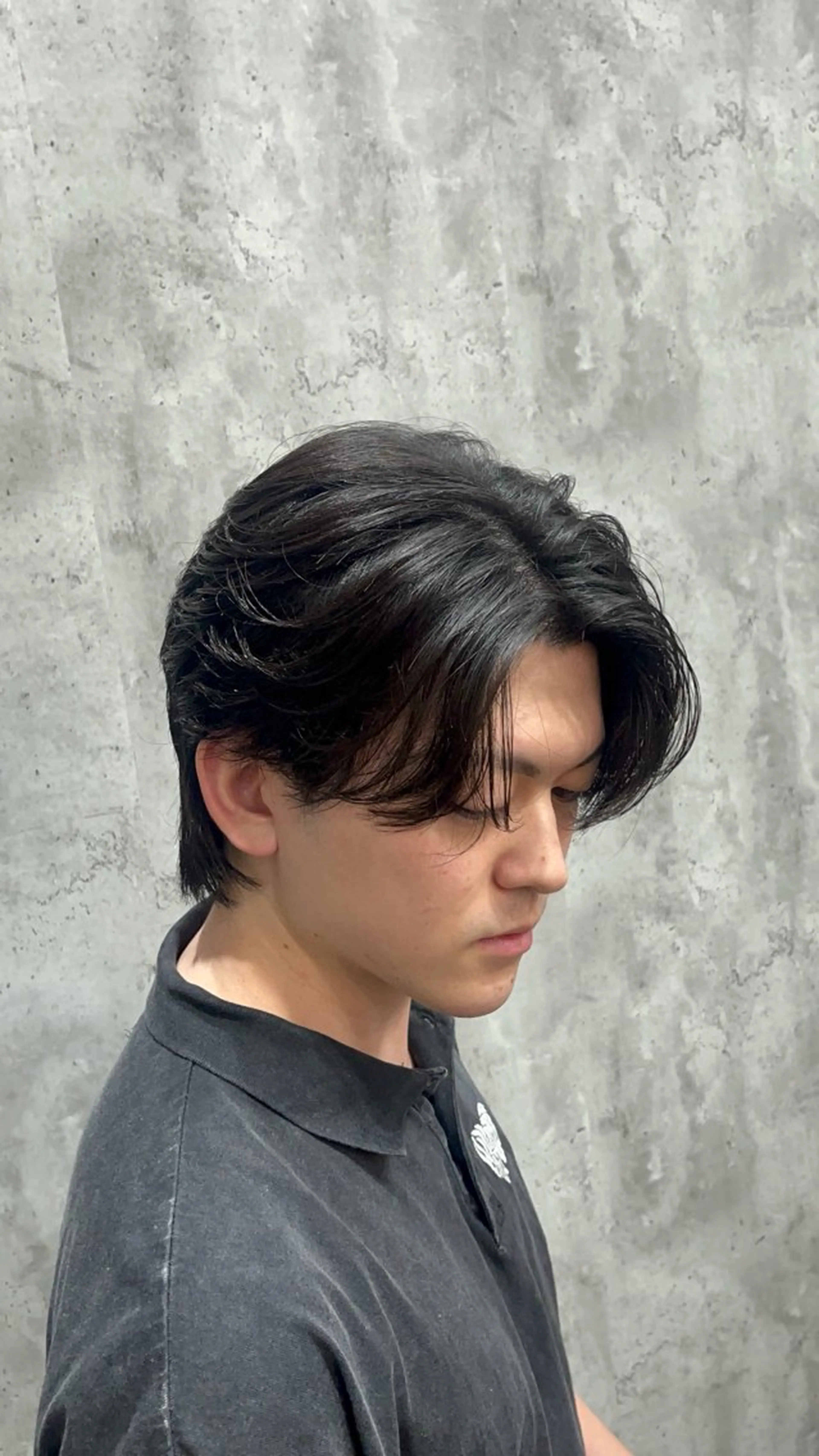 【🦄4月限定🦄】メンズカット+ストレートパーマ#ナチュラルストレート#シースルー#ストパの写真