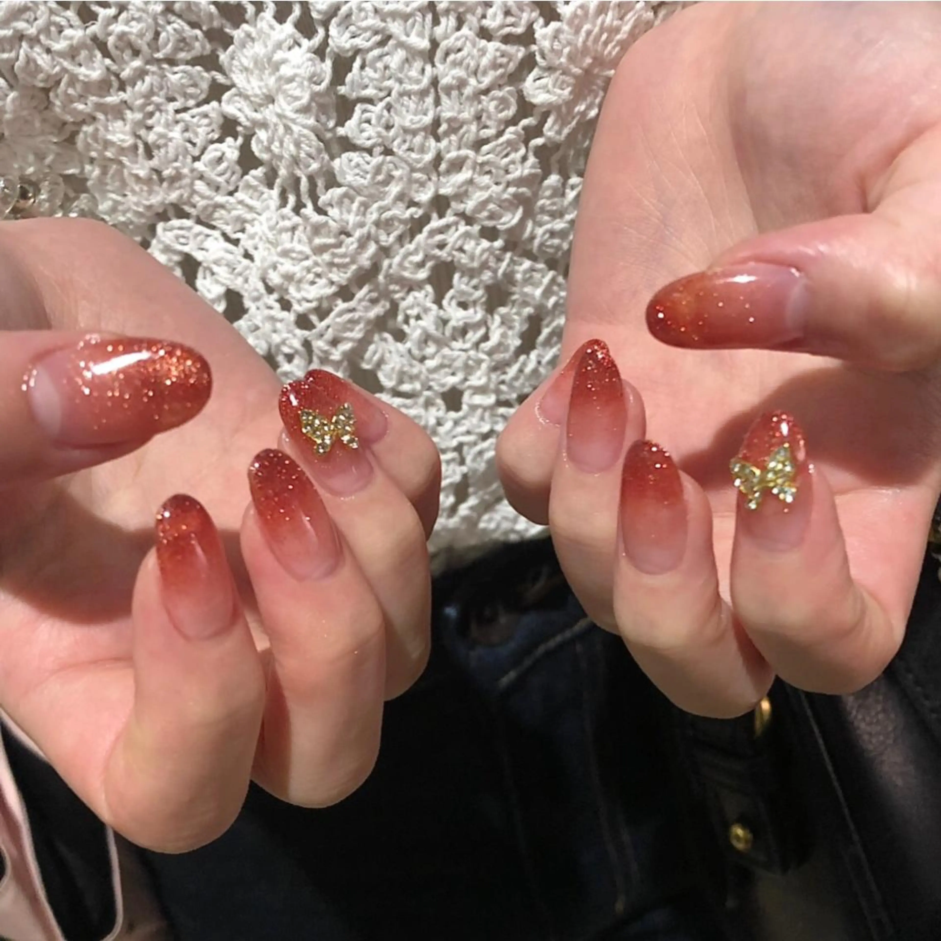 ネイル ハンドネイル パラあり！フィルイン 美フォルムのネイルデザイン