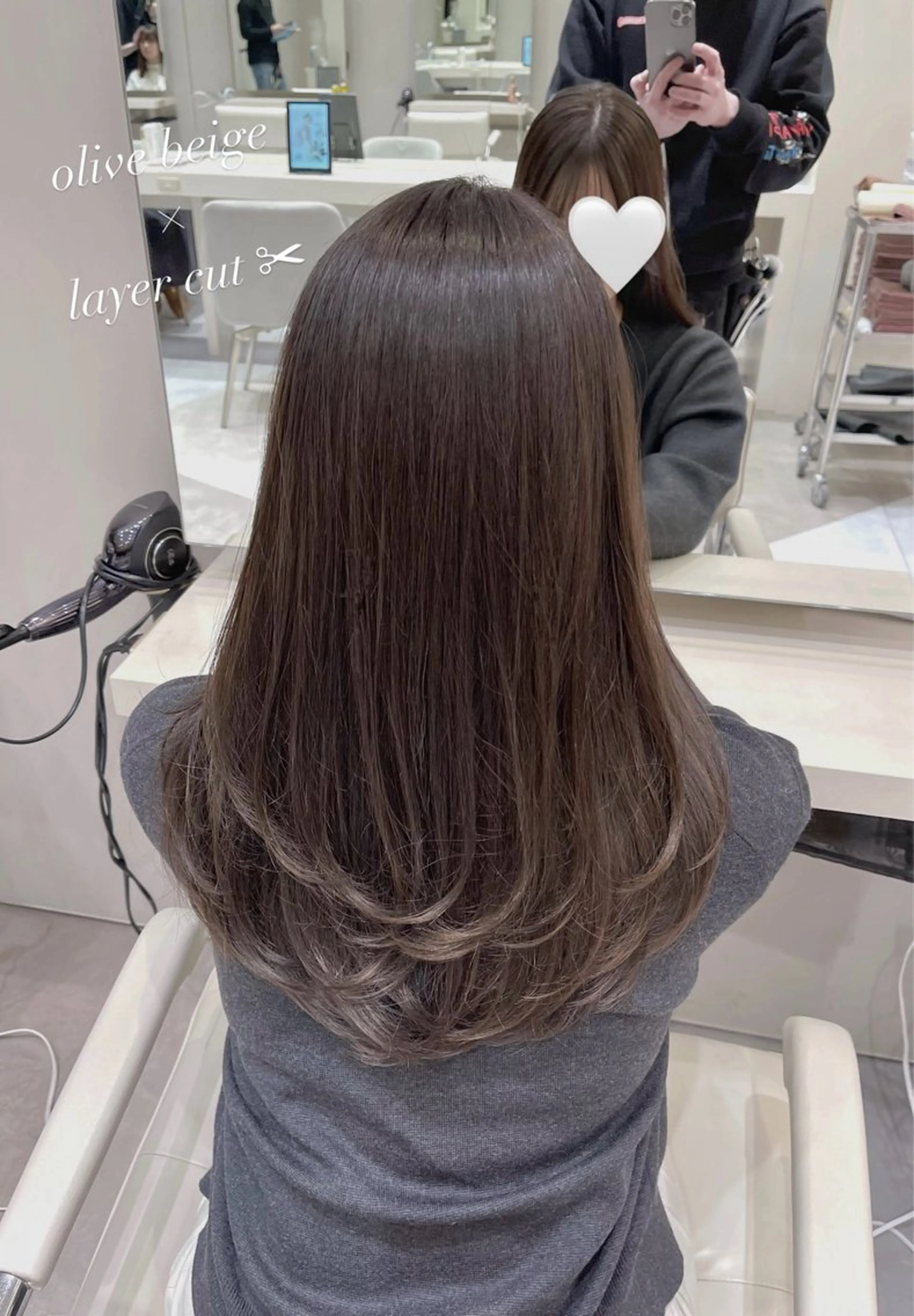 セミロング カラー corso by K-two所属・k-two top stylist 林原のヘアスタイル