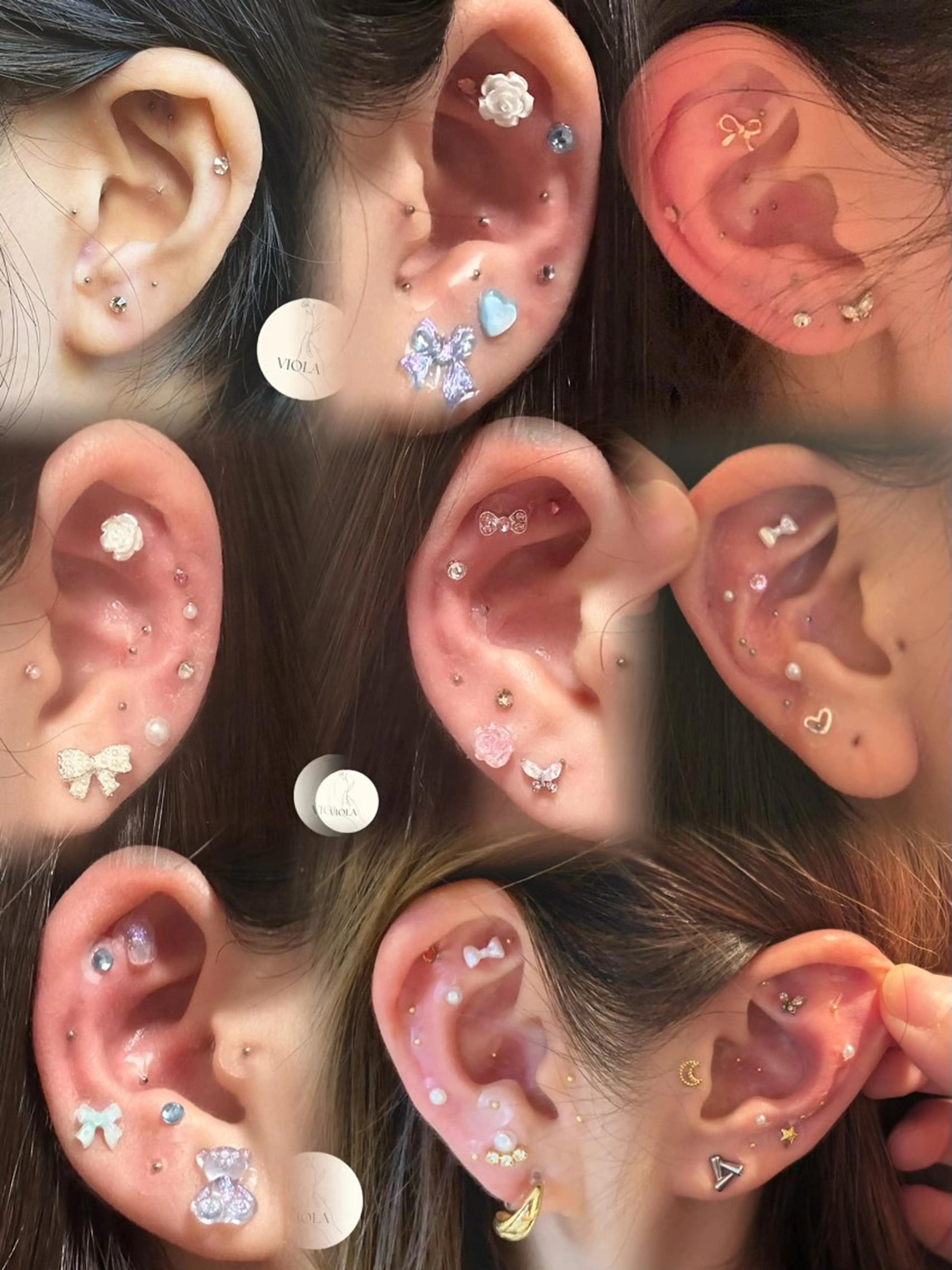 耳ツボジュエリー💎［片耳5パーツまで］の写真