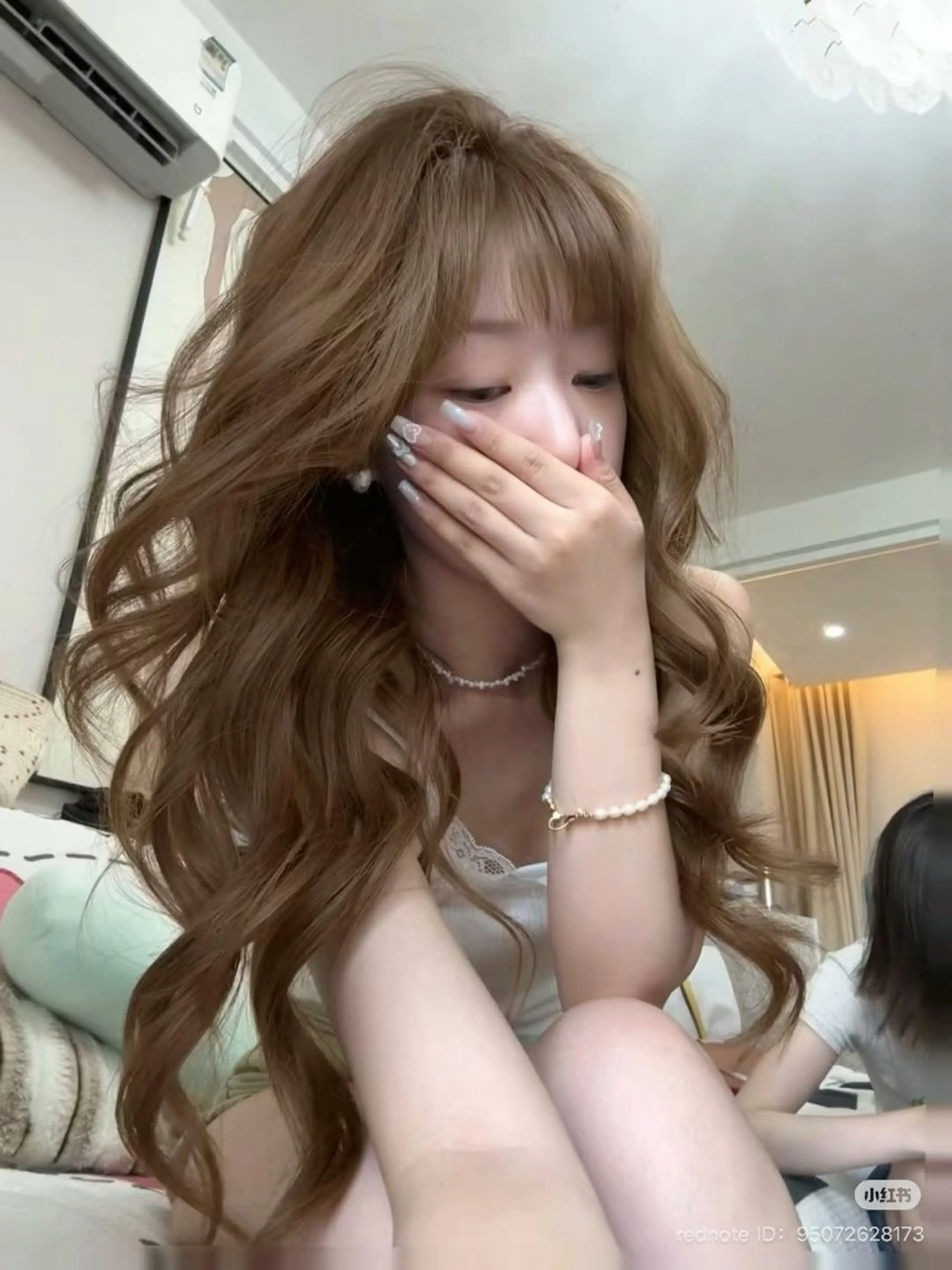 ロング カラー ベージュカラー ブリーチ ブラウンカラー ショコラブラウン ダブルカラー カット ヘアカラー トリートメント 原宿／ワンホンヘア SAAYA🖤のヘアスタイル