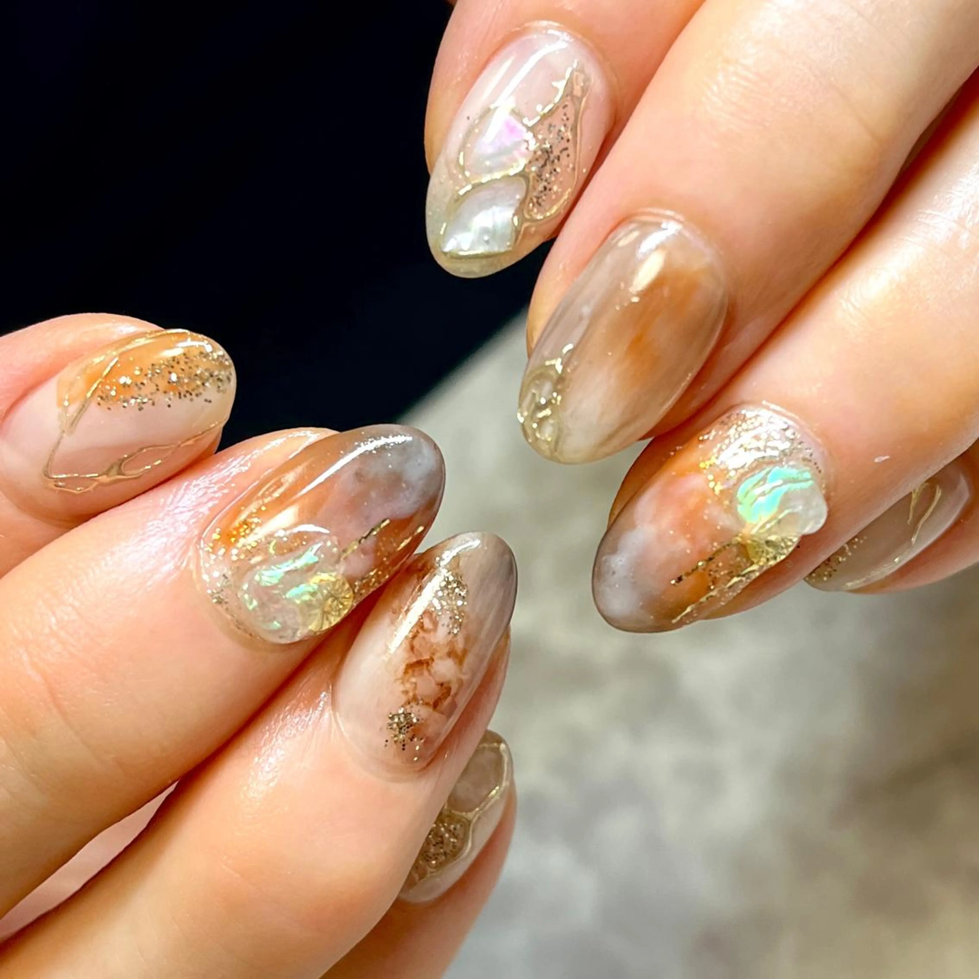 ネイル ニュアンスネイル ハンドネイル Nail Rinonのネイルデザイン