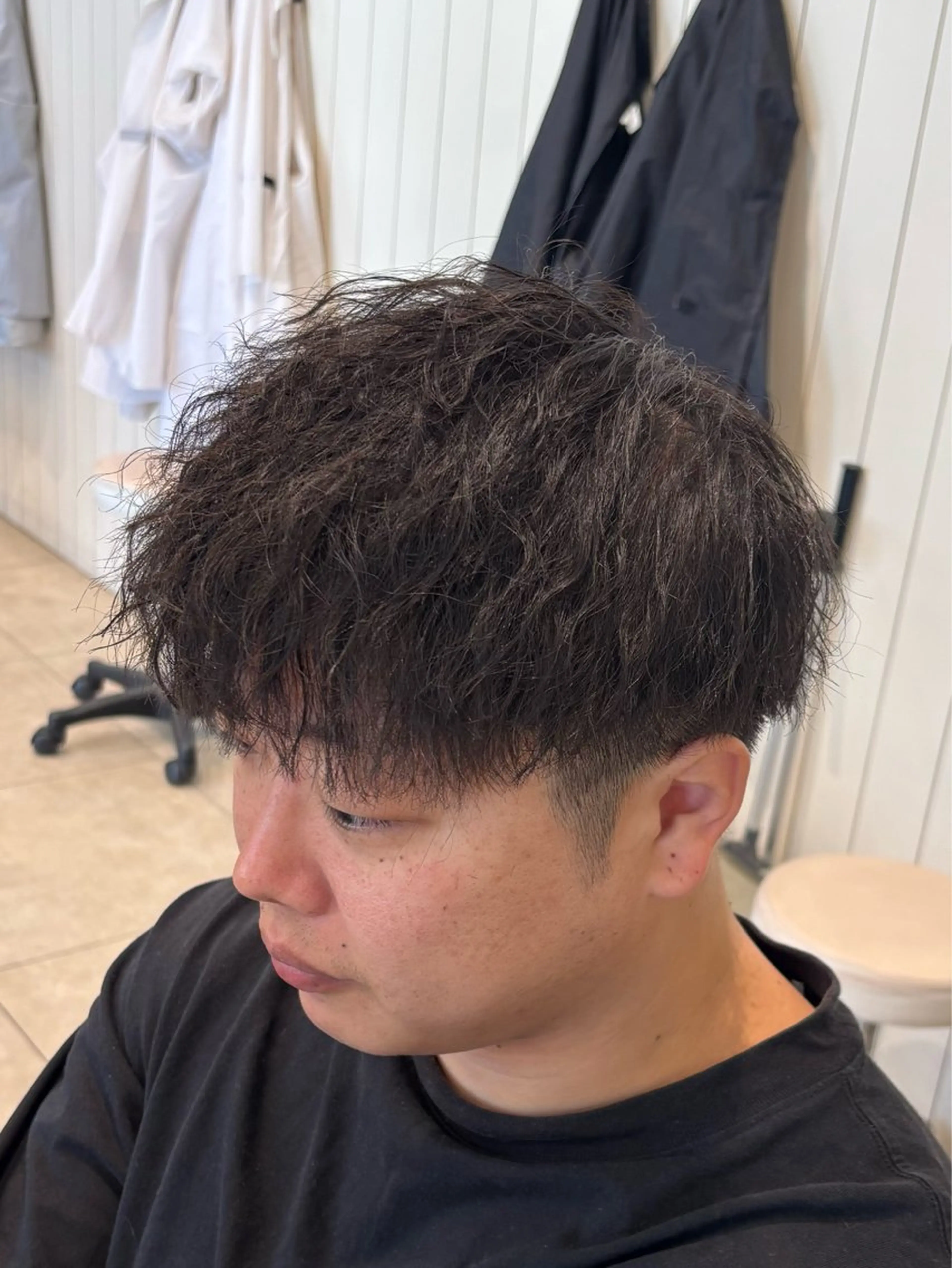 メンズ マッシュ カット 髪質改善カラー✨ メンズ特化✨竹田渉真のヘアスタイル