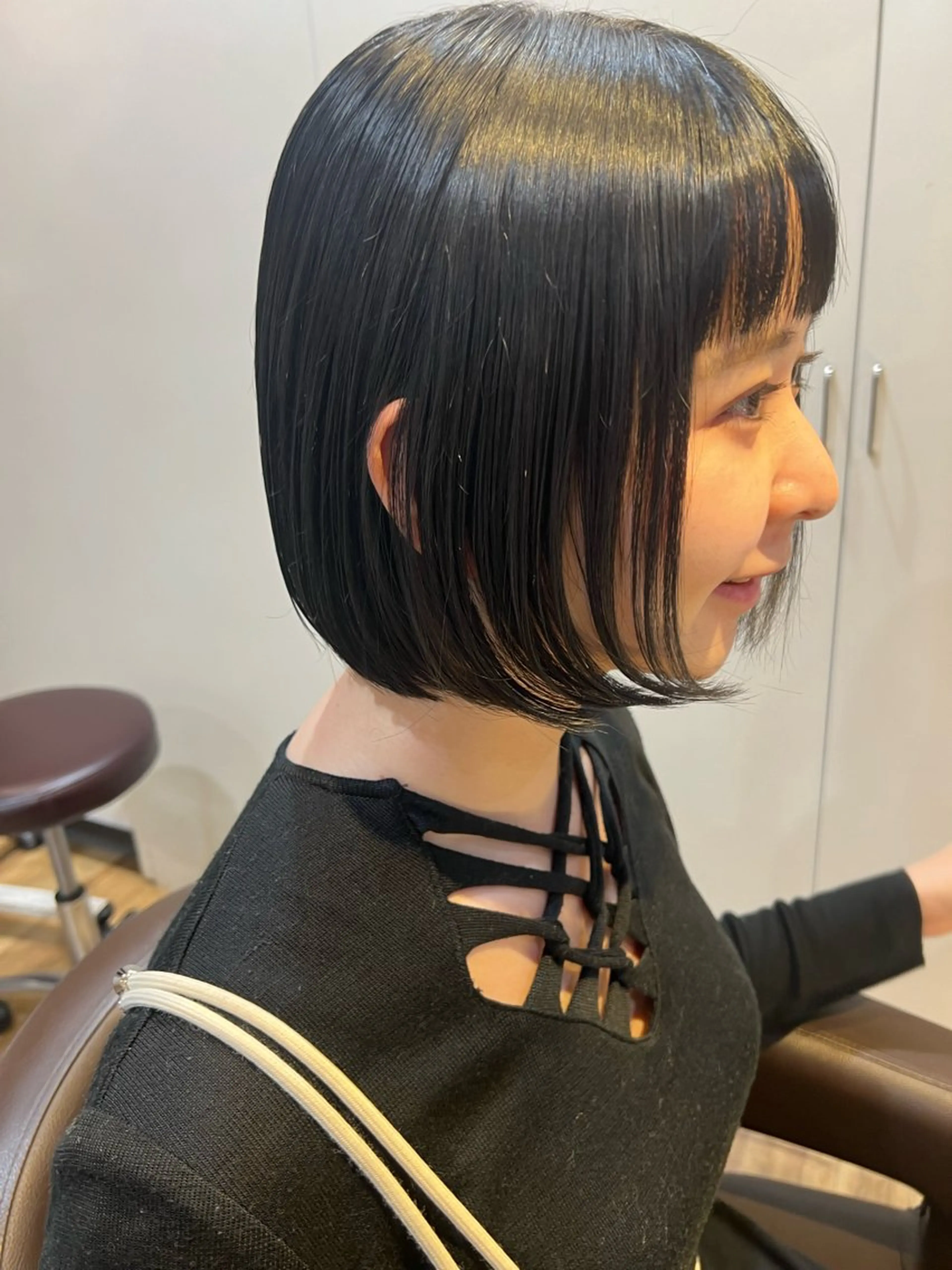 ショート カラー 池田理紗/ bob/メンズカットのヘアスタイル