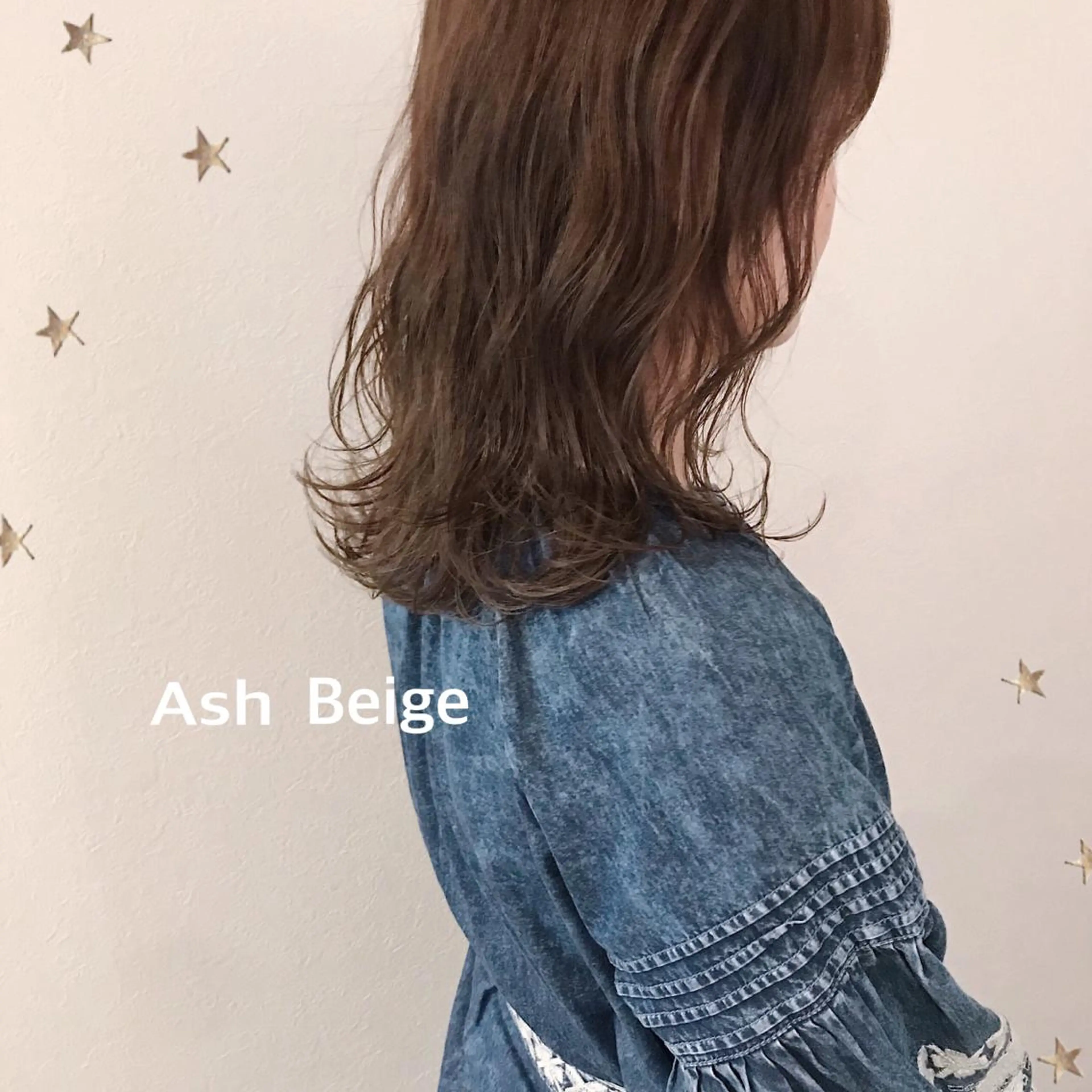 ミディアム カラー カット ヘアカラー 市川 千夏のヘアスタイル