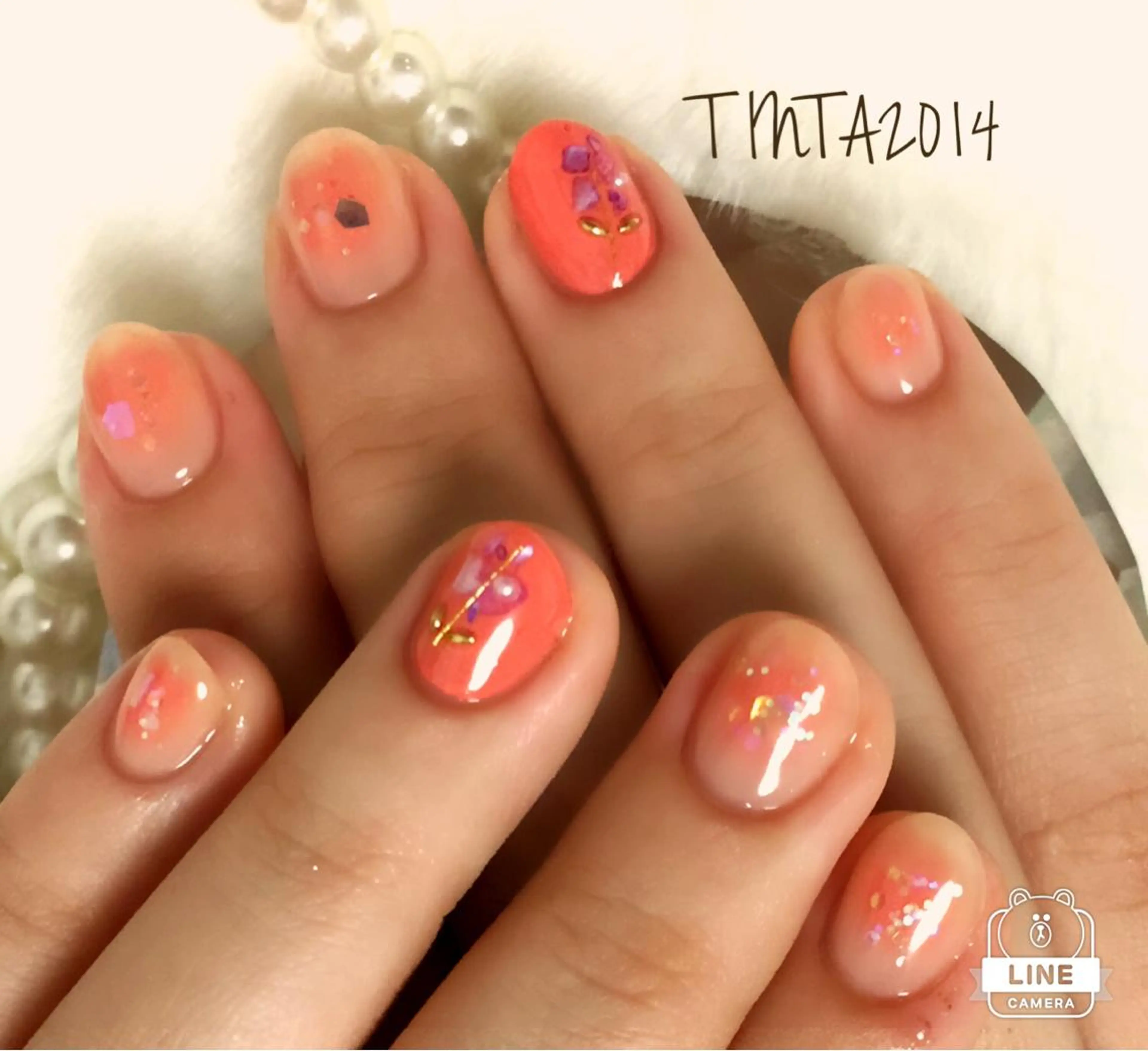 ネイル チークネイル ネイルサロン ティンタ所属・馬場 典子のネイルデザイン