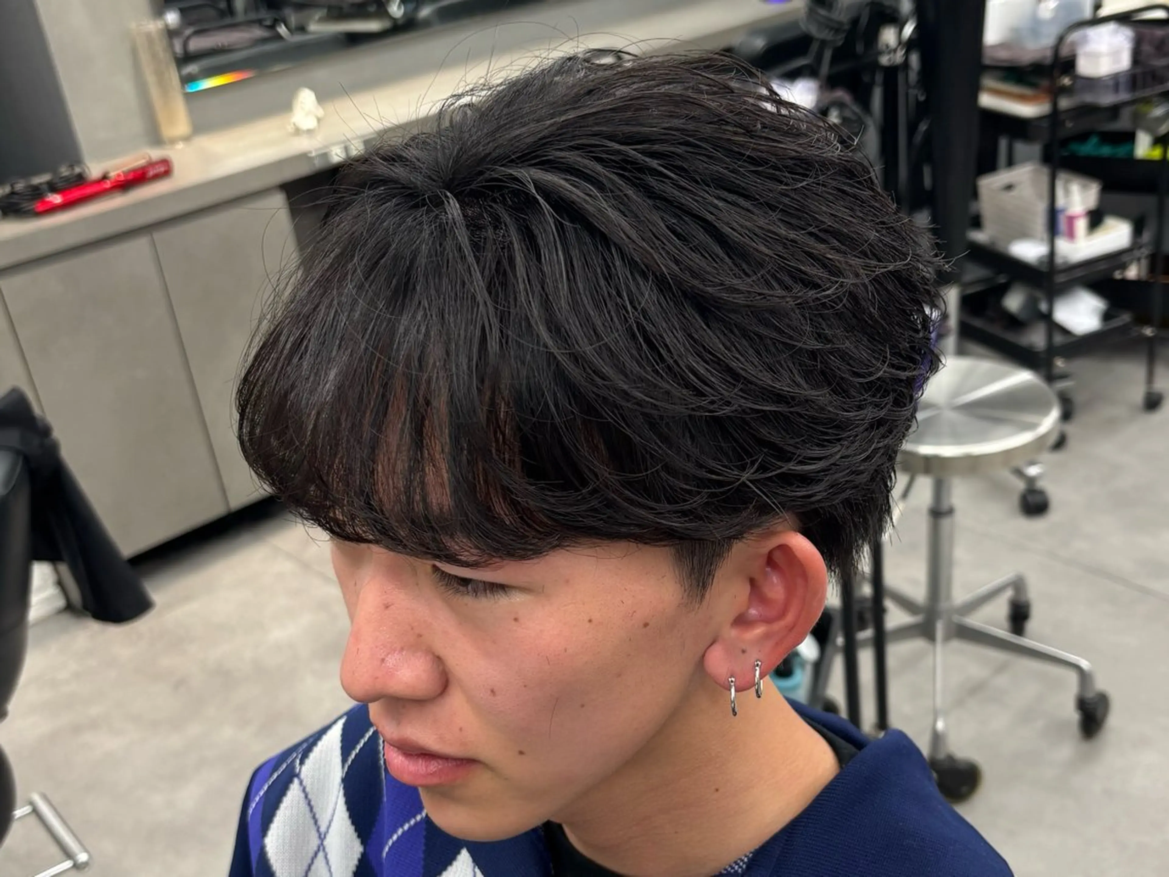 パーマ メンズ メンズパーマ 【ØVARL】🦁 メンズパーマ/レオのヘアスタイル