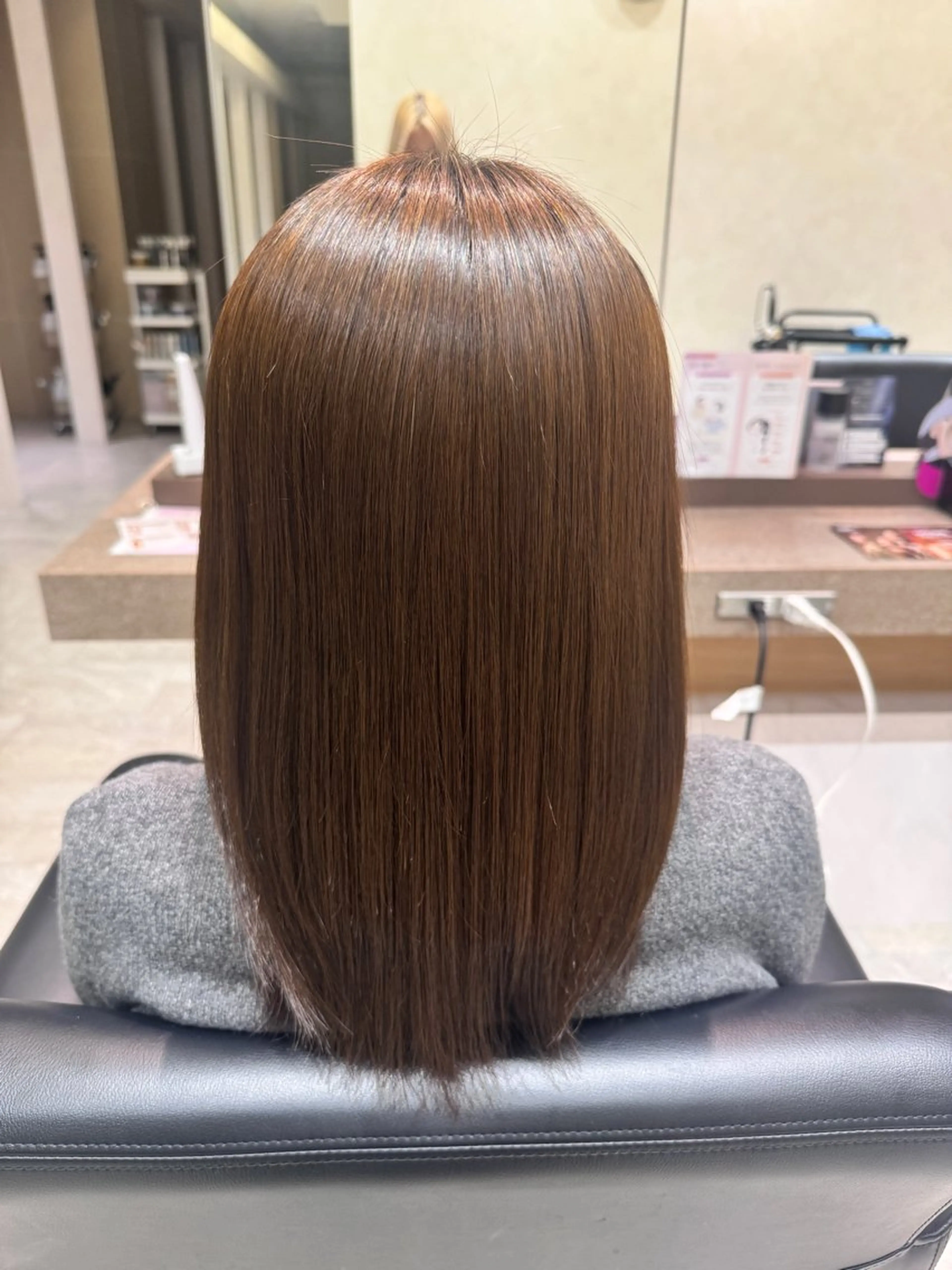 ミディアム パーマ 縮毛矯正 sakura❀/板橋 モデル募集中🪄︎︎のヘアスタイル