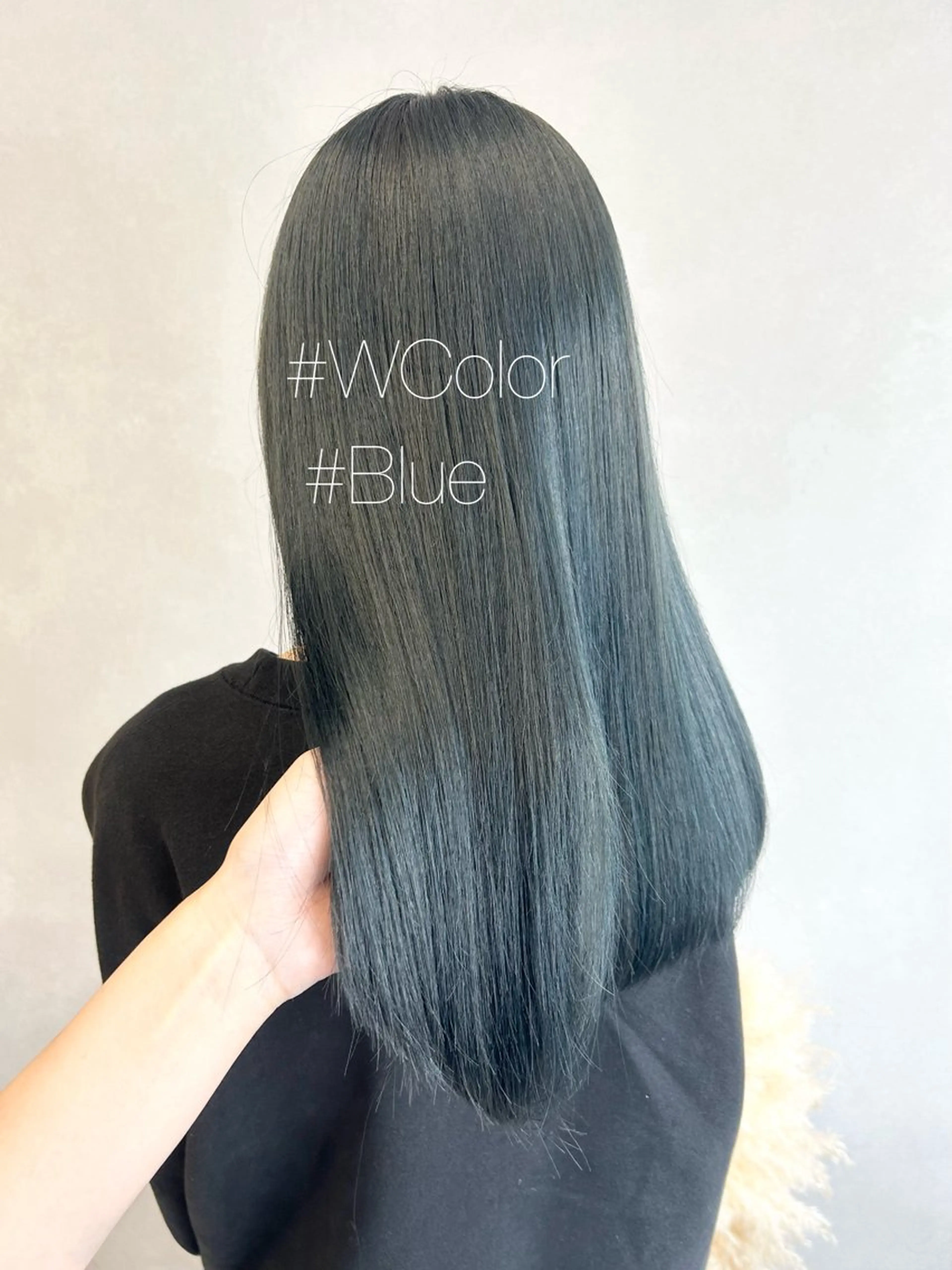 ロング カラー ブリーチ ブルーカラー ダブルカラー ブリーチなしカラー カット ヘアカラー トリートメント 暖色･似合わせカラー (廣石沙英🎀)のヘアスタイル